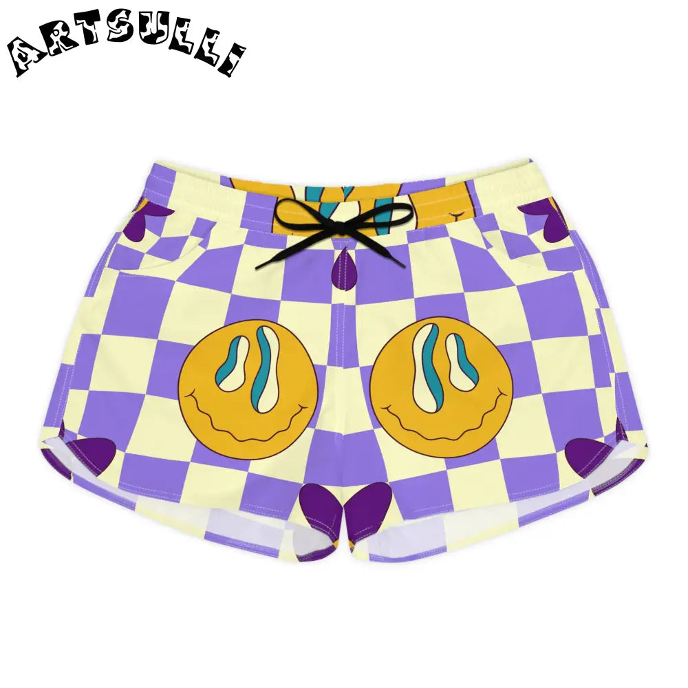 JAKKOUTTHEBXX Rave Garden Grins Women’s Casual Shorts (AOP)