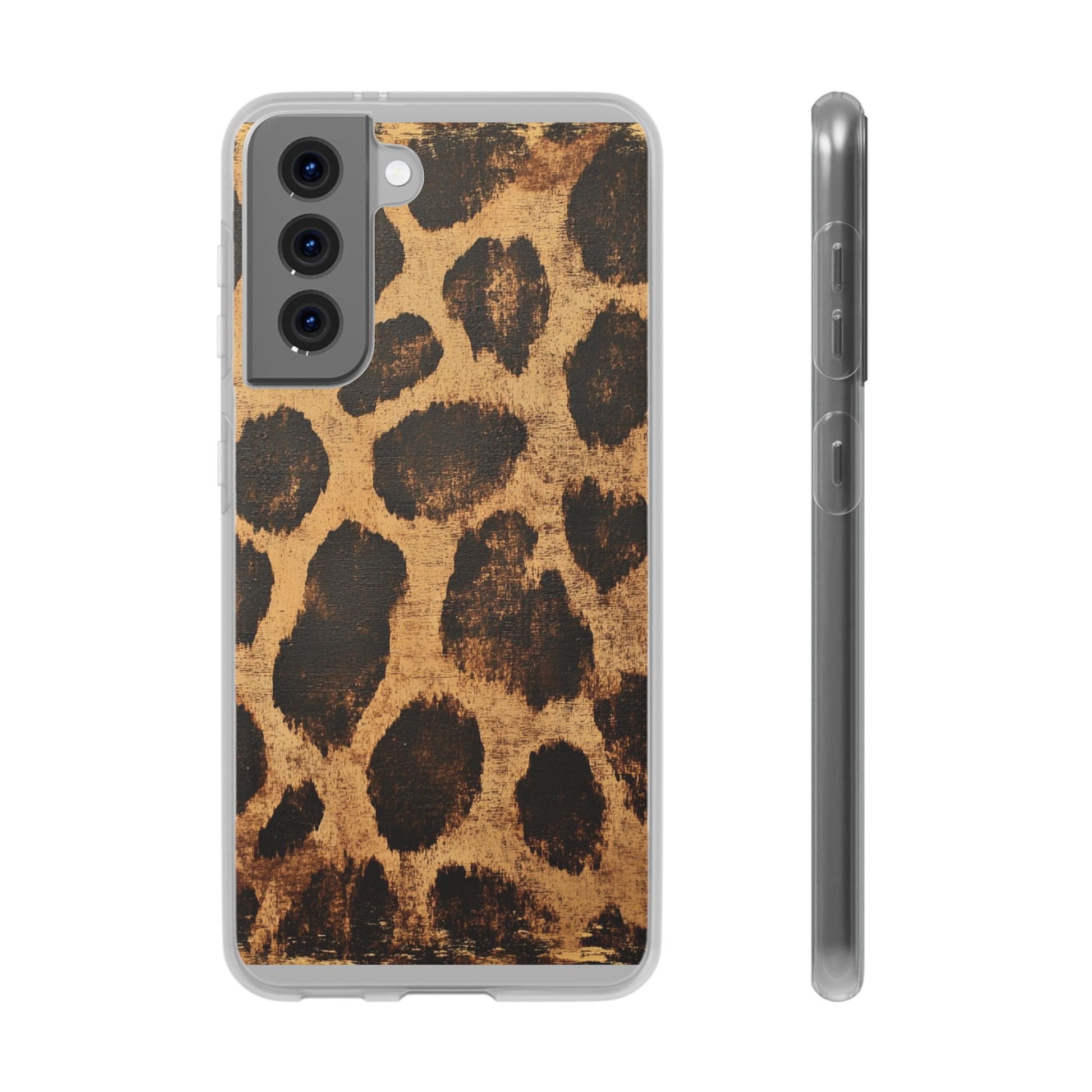 Brown Leopard Print iPhone Case, Artsulli - Art is Long, Life is Short, Phone Case, Size, Samsung Galaxy S21 with gift packaging, , , , , 19479049452707283939