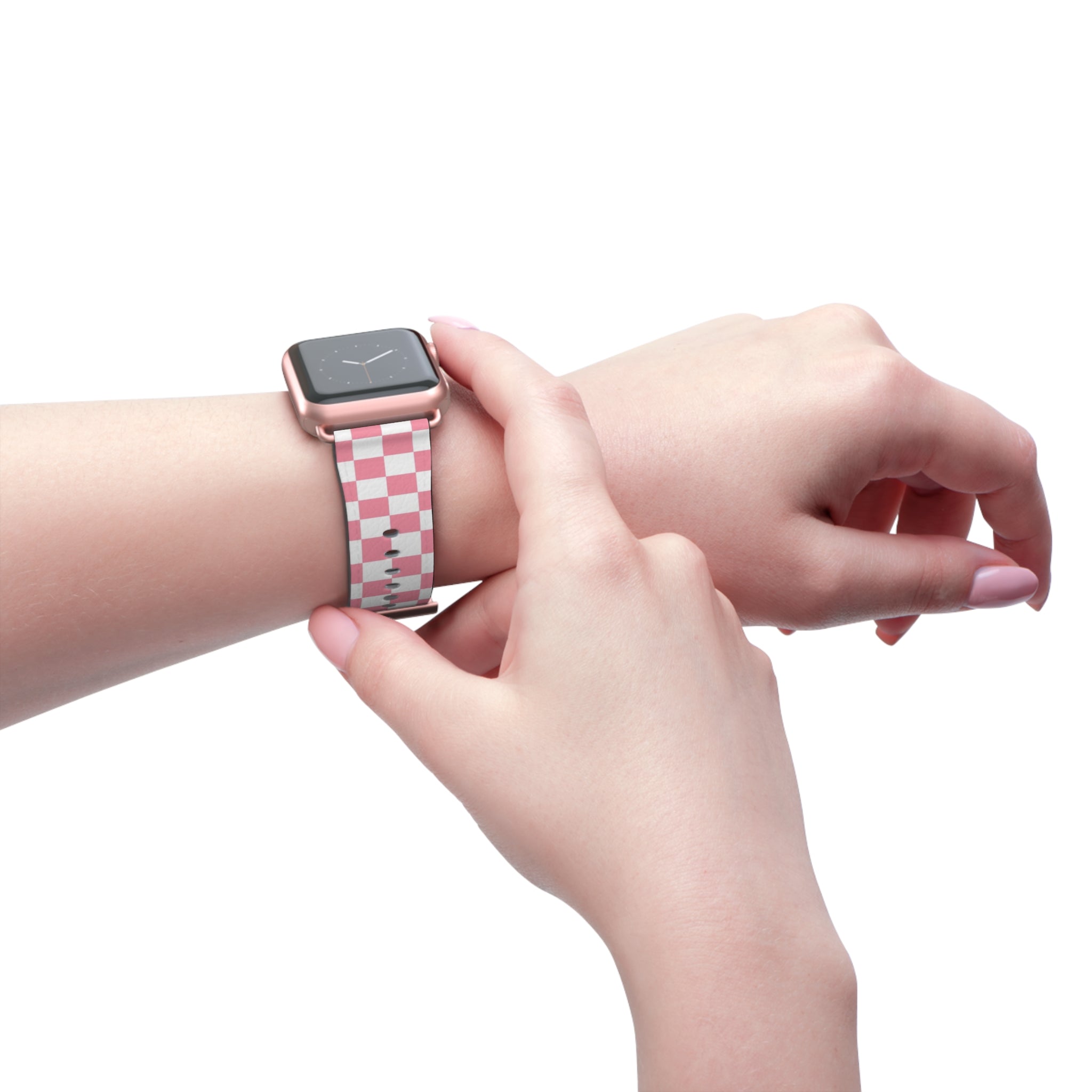Brigandine Checkered Scene Watch Band, Artsulli - Art is Long, Life is Short, Accessories, , , , , , , 