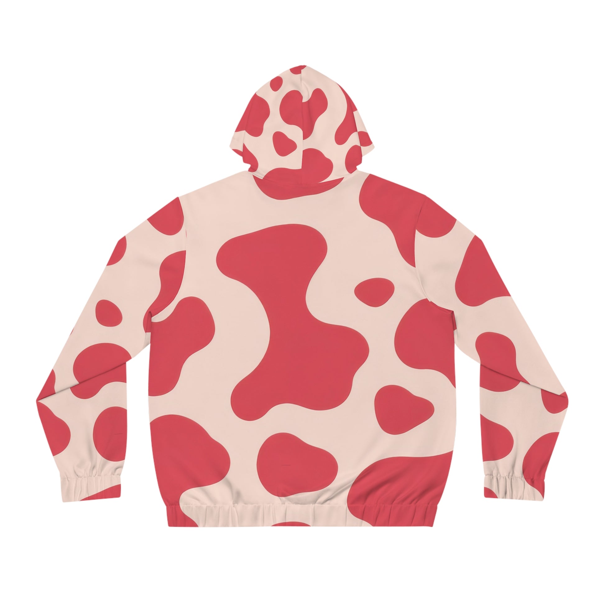 Red Jungle Cow Men's Full-Zip Hoodie (AOP), Artsulli - Art is Long, Life is Short, All Over Prints, , , , , , , 