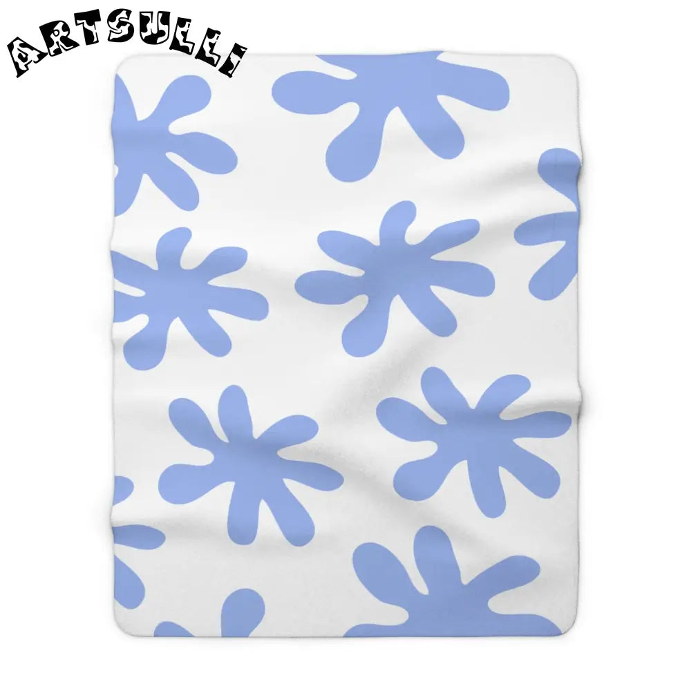JAKKOUTTHEBXX Water Splash Sherpa Fleece Blanket JAKKOUTTHEBXX