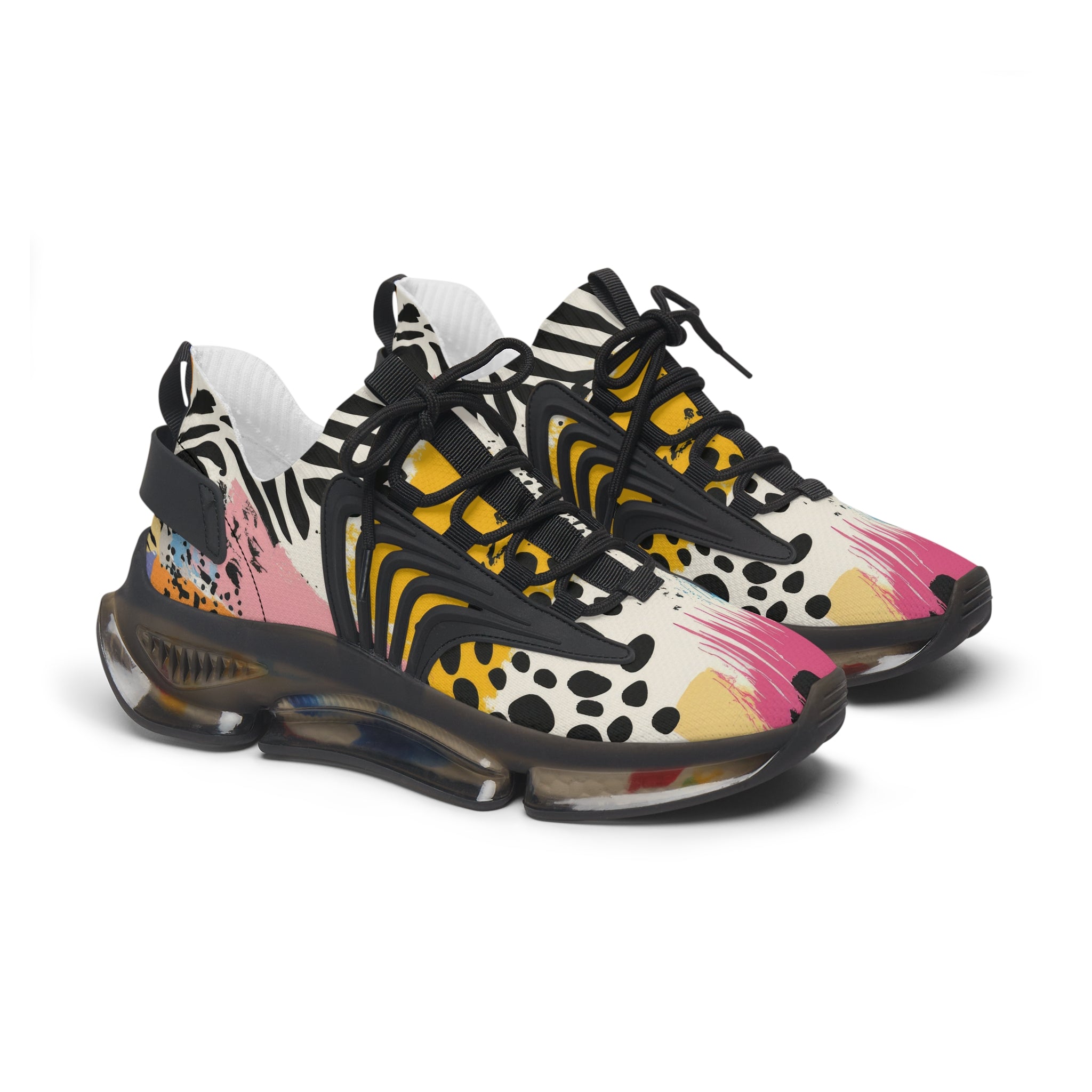 Rae Zebra Rhapsody II Women's Mesh Sneakers, Artsulli - Art is Long, Life is Short, Shoes, Color, Black sole, Size, US 5.5, , , 98875142058284