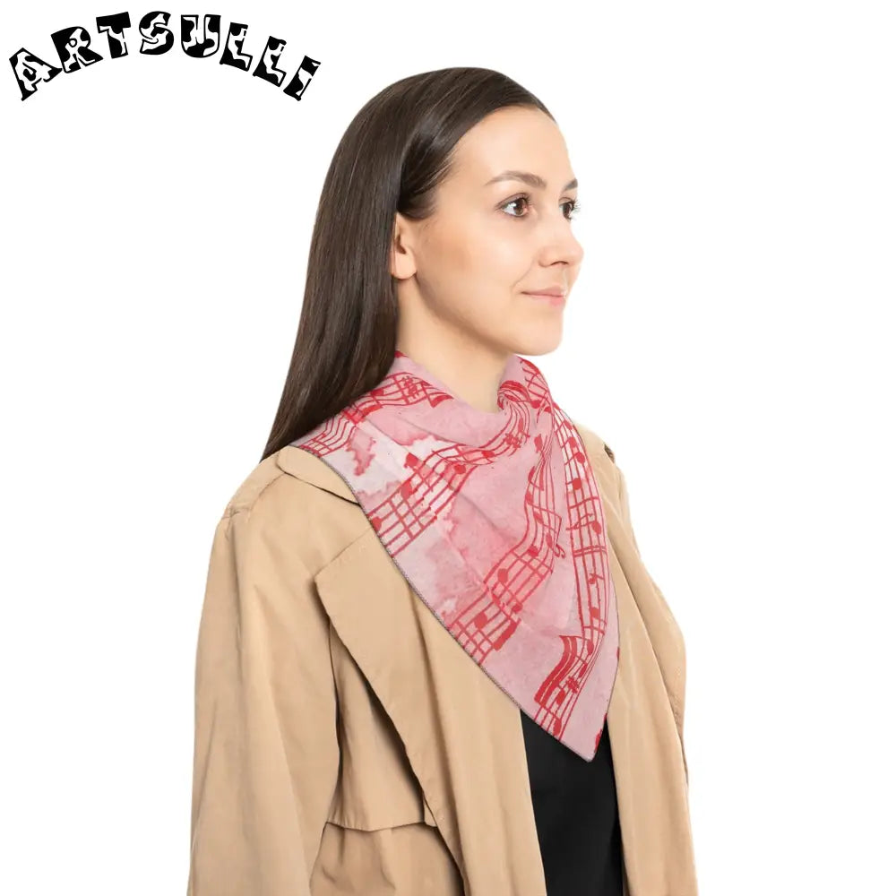 JAKKOUTTHEBXX Pink Music Head Turning Style Scarf 2025