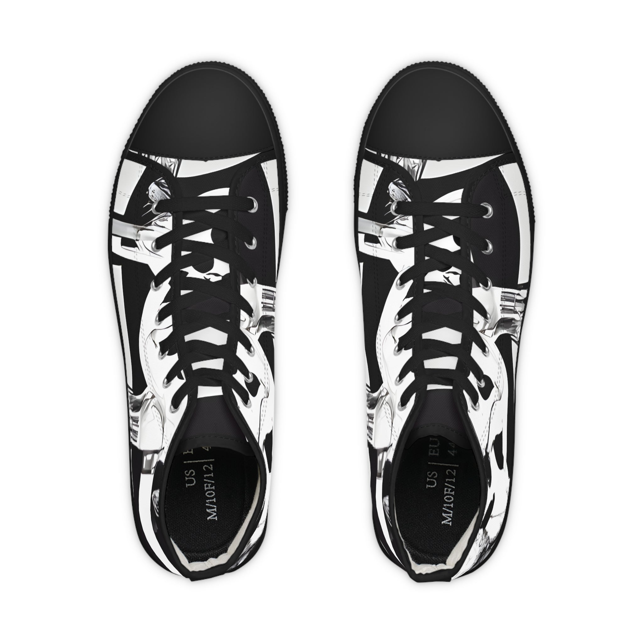 Cruellas Cattle Line Men's High Top Sneakers