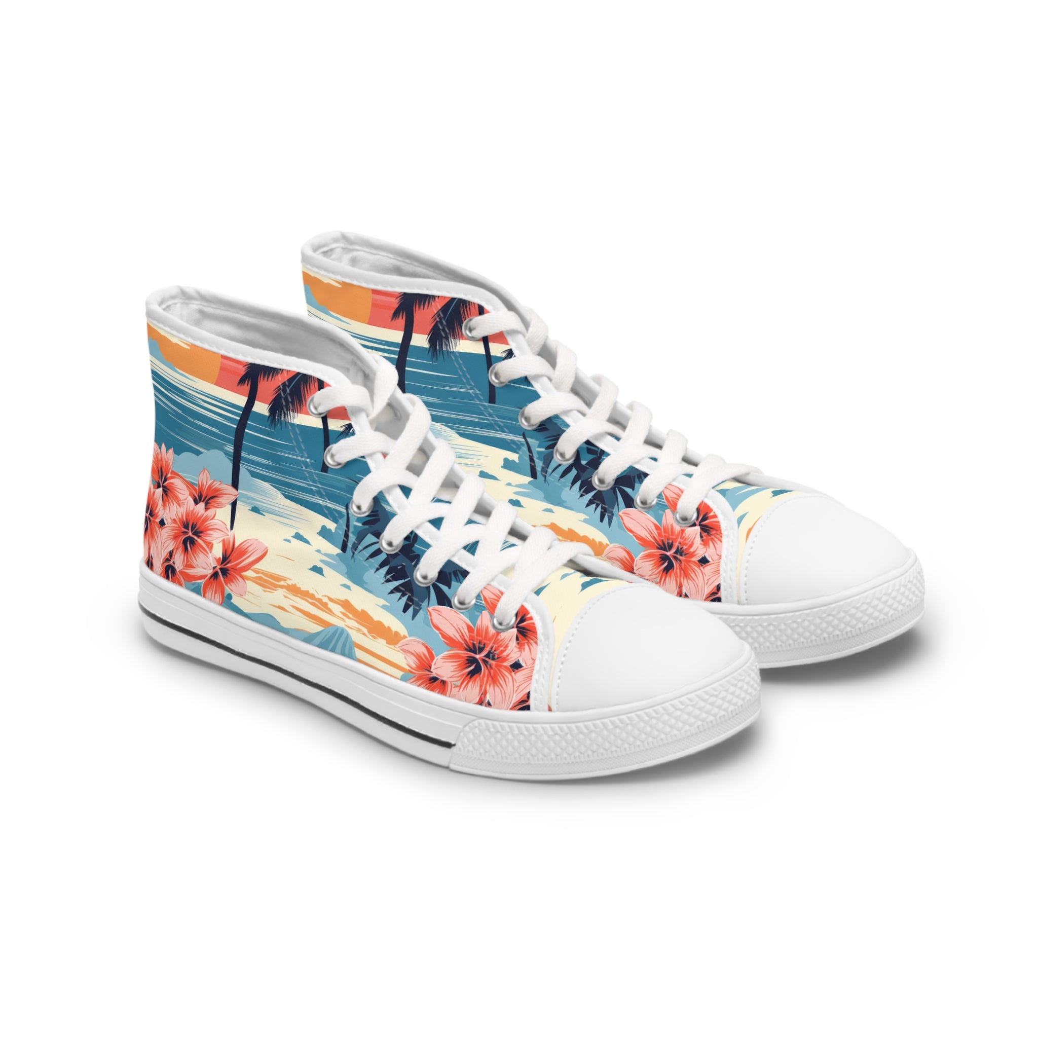 Palm Beach Women's High Top Sneakers, Artsulli - Art is Long, Life is Short, Shoes, Size, US 5.5, Color, White sole, , , 65600066633696195335