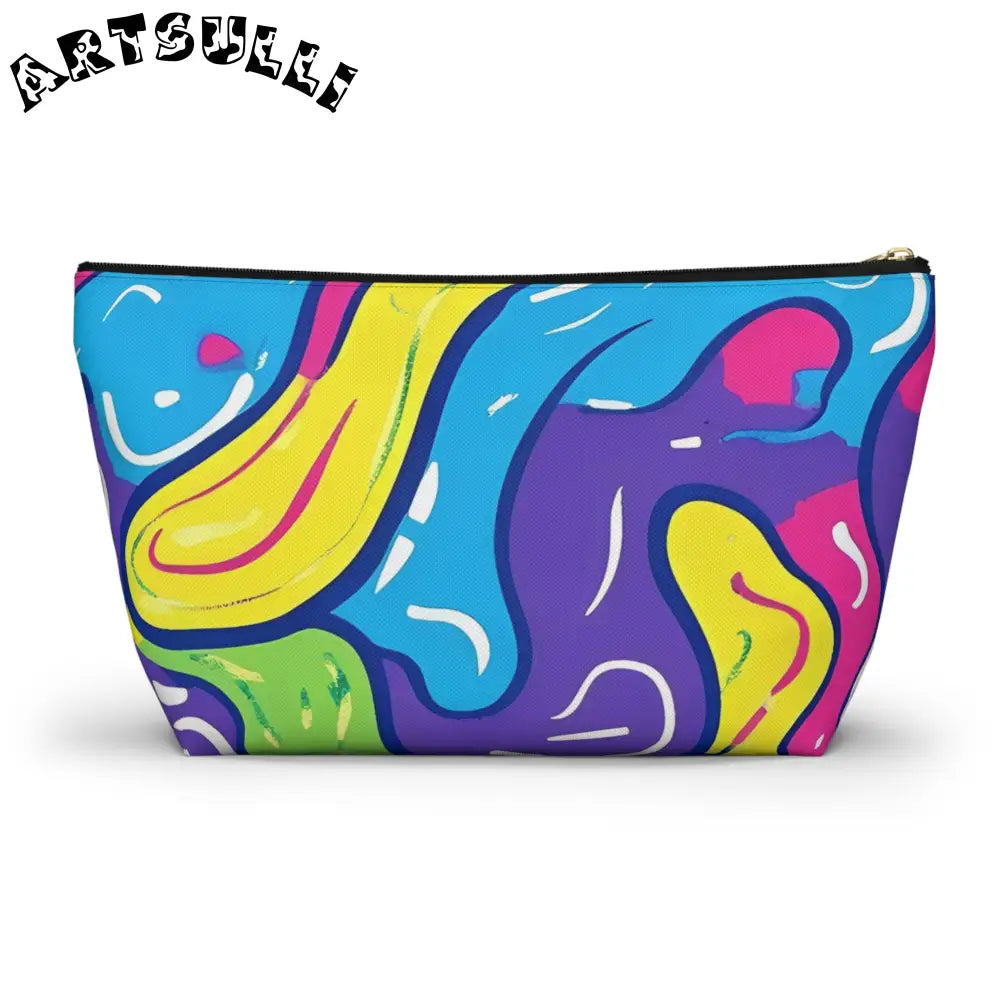 JAKKOUTTHEBXX Colorful Abstract T-Bottom Pouch 2025