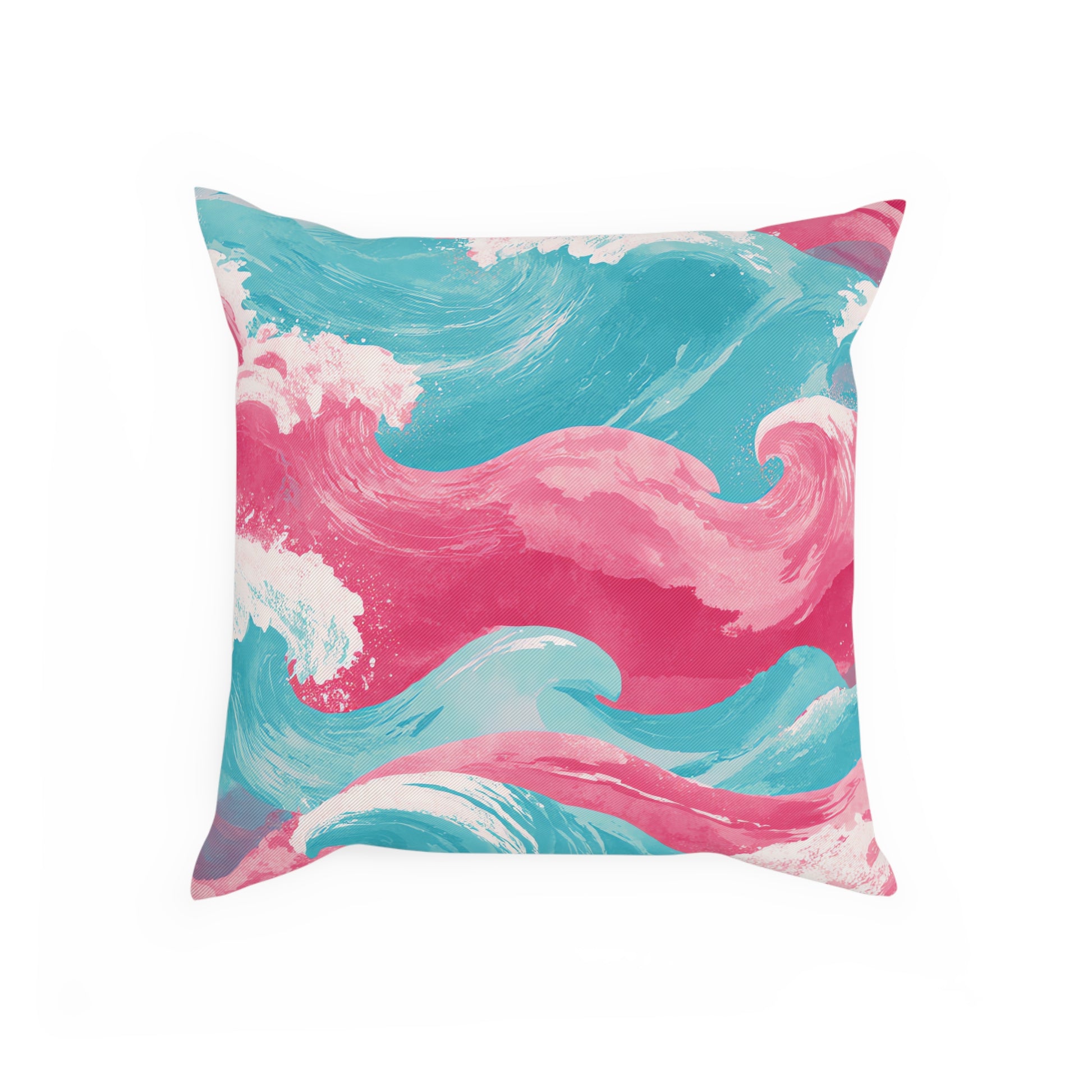 The Great Pastelwave Pink and Blue Cushion, Artsulli - Art is Long, Life is Short, Home Decor, , , , , , , 