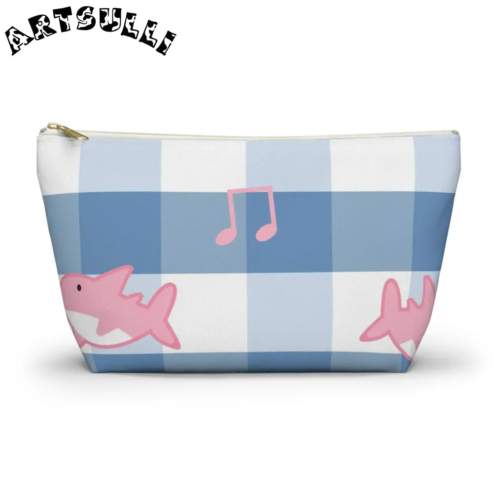 JAKKOUTTHEBXX Checkered Shark Music Notes Bag Artistic Works 2025