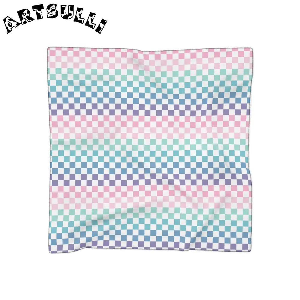 JAKKOUTTHEBXX Vaporwave Rainbow Checkerboard II Multi-Color Poly
