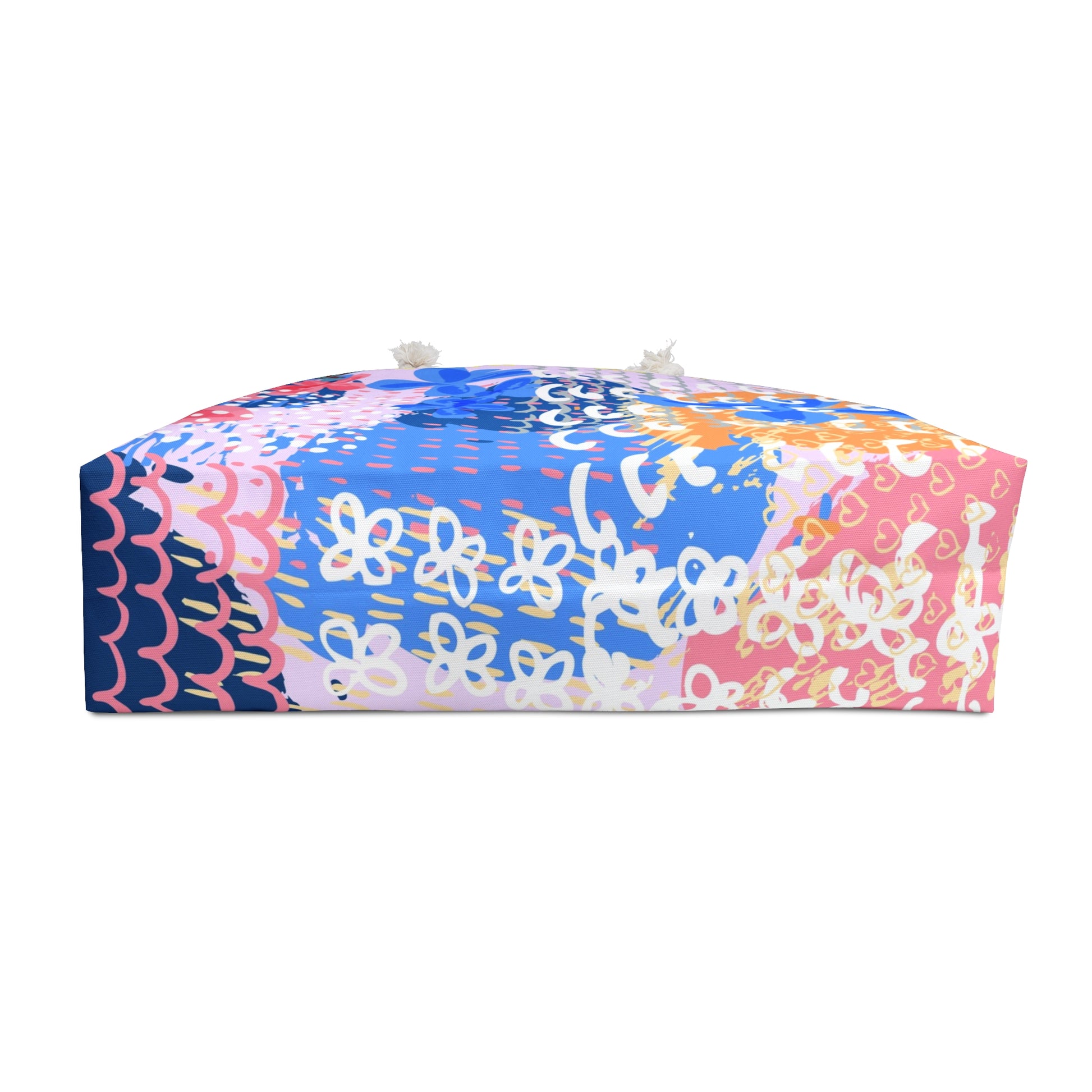 Flowers x Doodles x Hearts II Multi-Color Weekender Bag, Artsulli - Art is Long, Life is Short, Bags, , , , , , , 