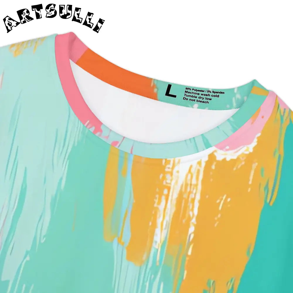 JAKKOUTTHEBXX Preppy Pixel Bloom Women’s Short Sleeve Shirt (AOP)