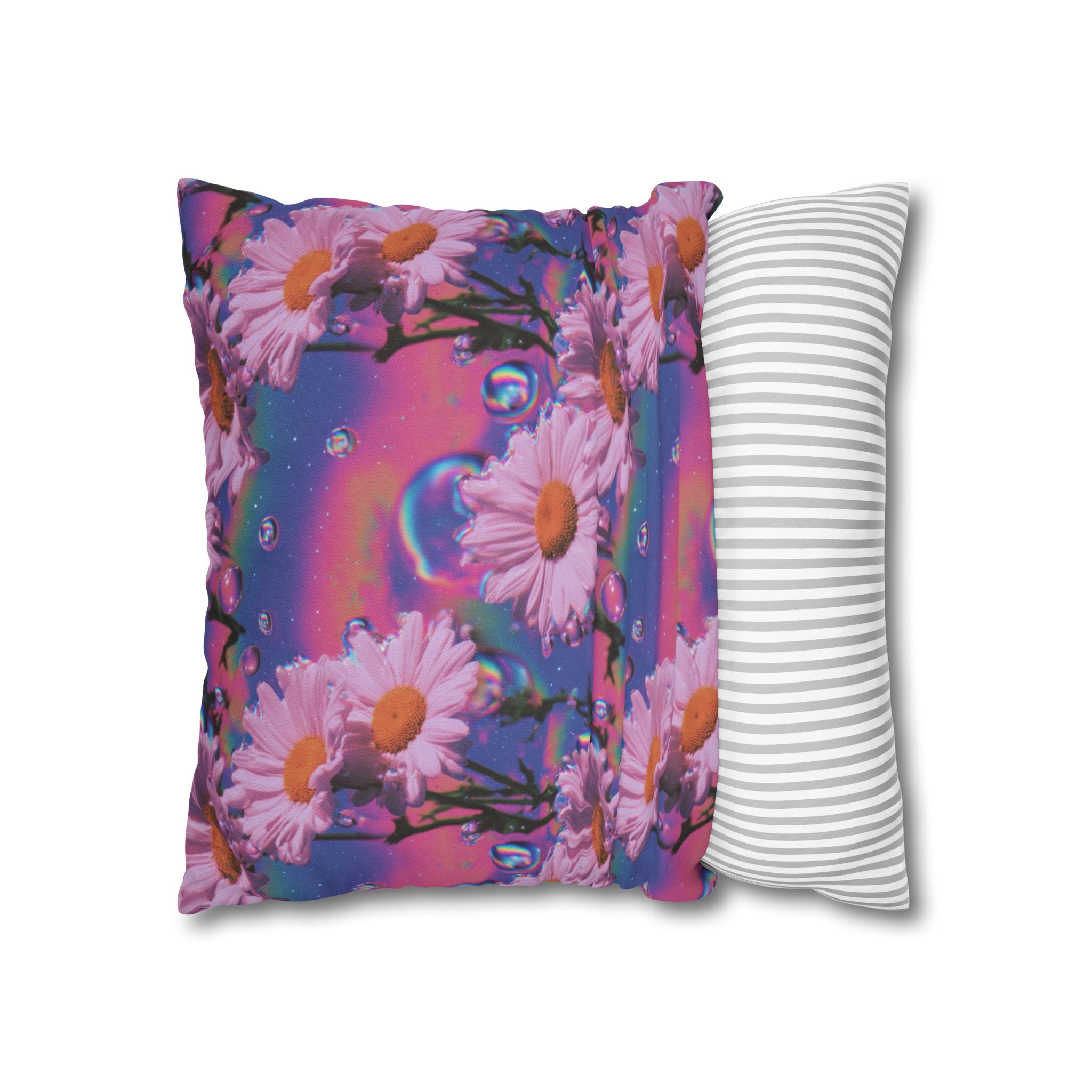 Spun Polyester Square Pillowcase, Artsulli - Art is Long, Life is Short, Home Decor, , , , , , , 