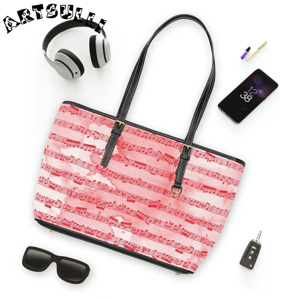 JAKKOUTTHEBXX Pink Music Score Shoulder Bag 2025