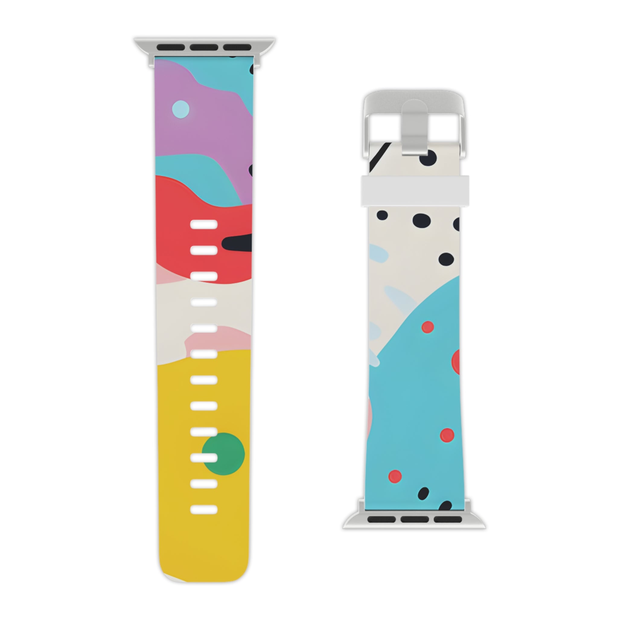 Colorful Abstract Shapes Surreal Watch Band for Apple Watch, Artsulli - Art is Long, Life is Short, Accessories, , , , , , , 