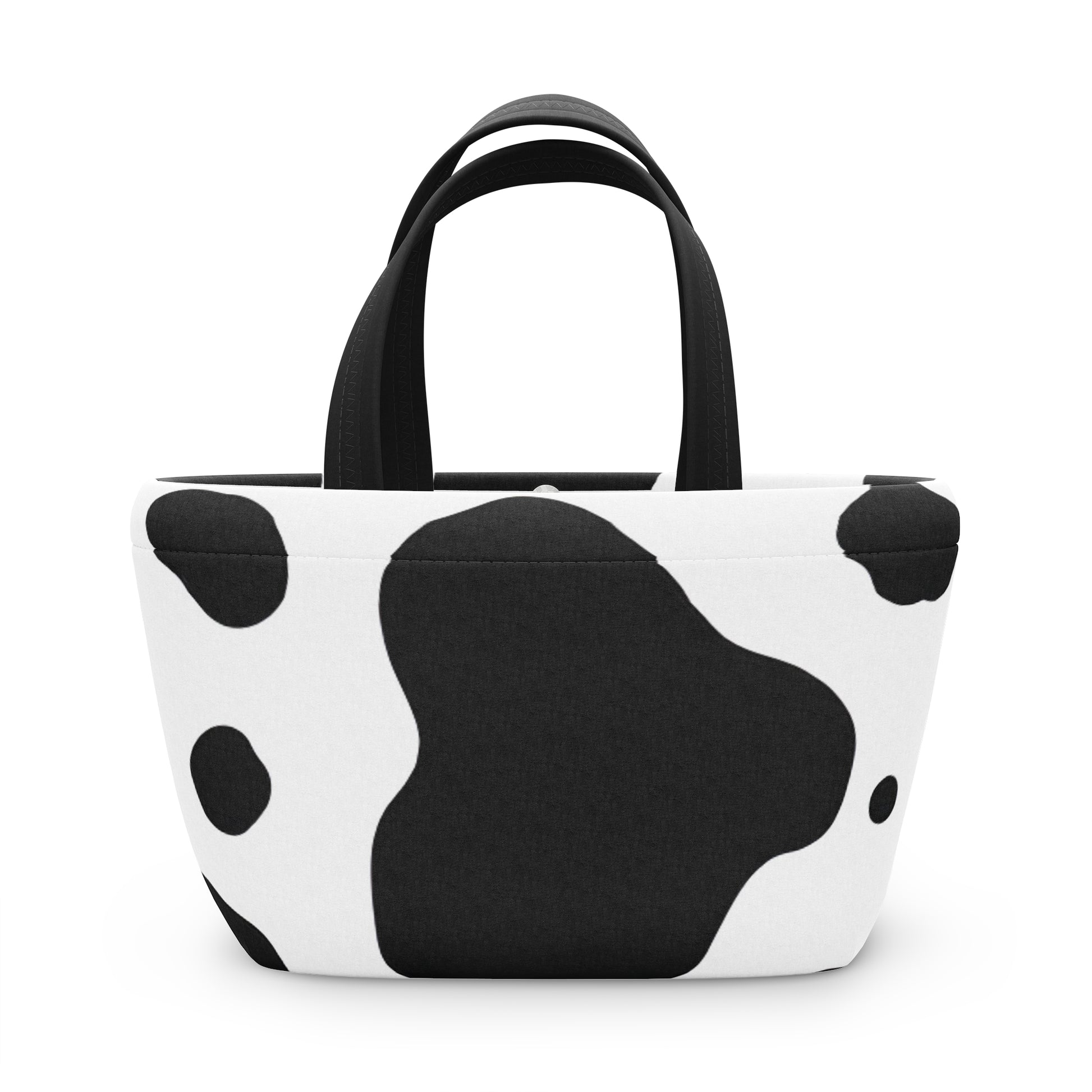 Cow Print Focus Lunch Bag, Artsulli - Art is Long, Life is Short, Bags, , , , , , , 
