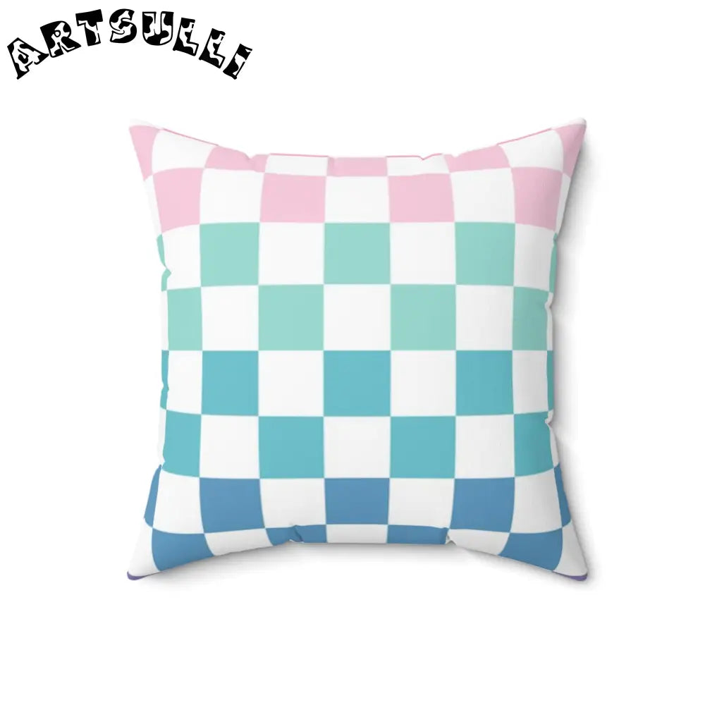 JAKKOUTTHEBXX Vaporwave Rainbow Checkerboard Multi-Color Spun