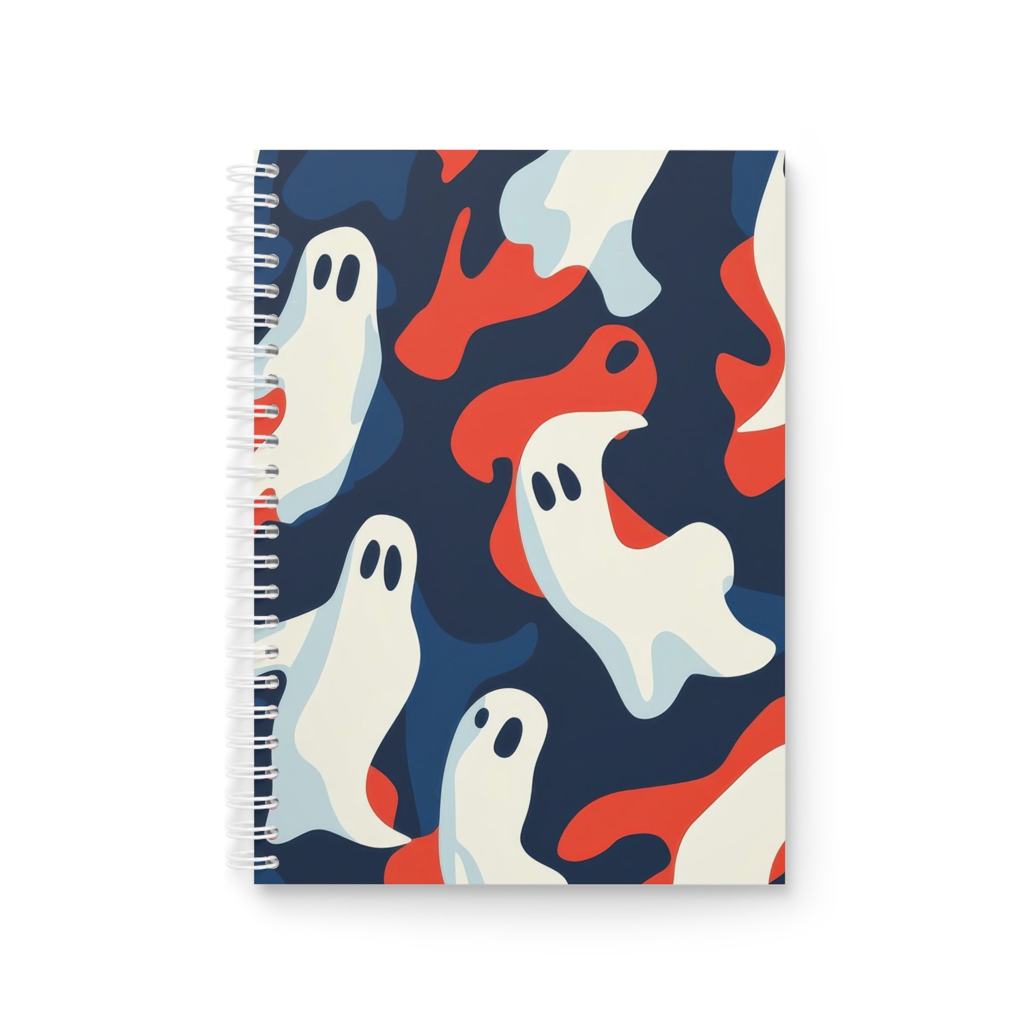 Camo Ghosts Spiral Notebook, Artsulli - Art is Long, Life is Short, Paper products, Size, One Size, , , , , 15666937386999