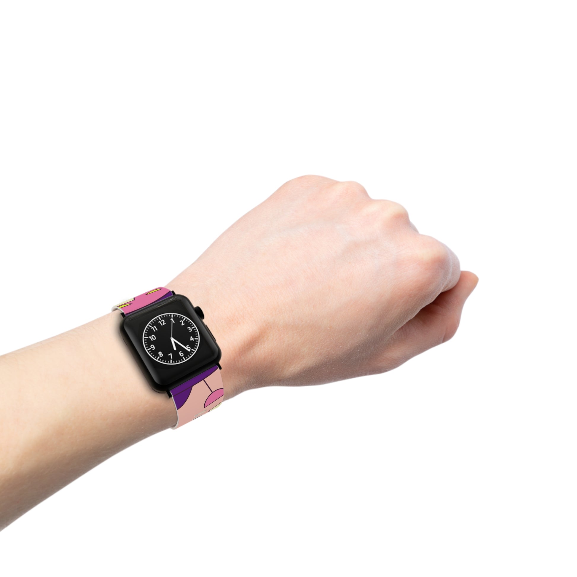 Trippy Spaceships Pink Watch Band for Apple Watch, Artsulli - Art is Long, Life is Short, Accessories, , , , , , , 