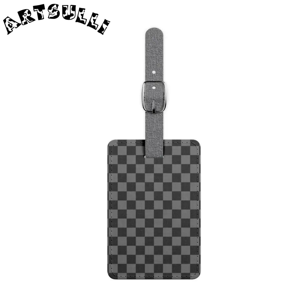 8K Void Surfer Saffiano Polyester Luggage Tag, Rectangle, Artsulli - Art is Long, Life is Short, Accessories, Size, One size, Shape, Rectangle, , , 24891637530832578079