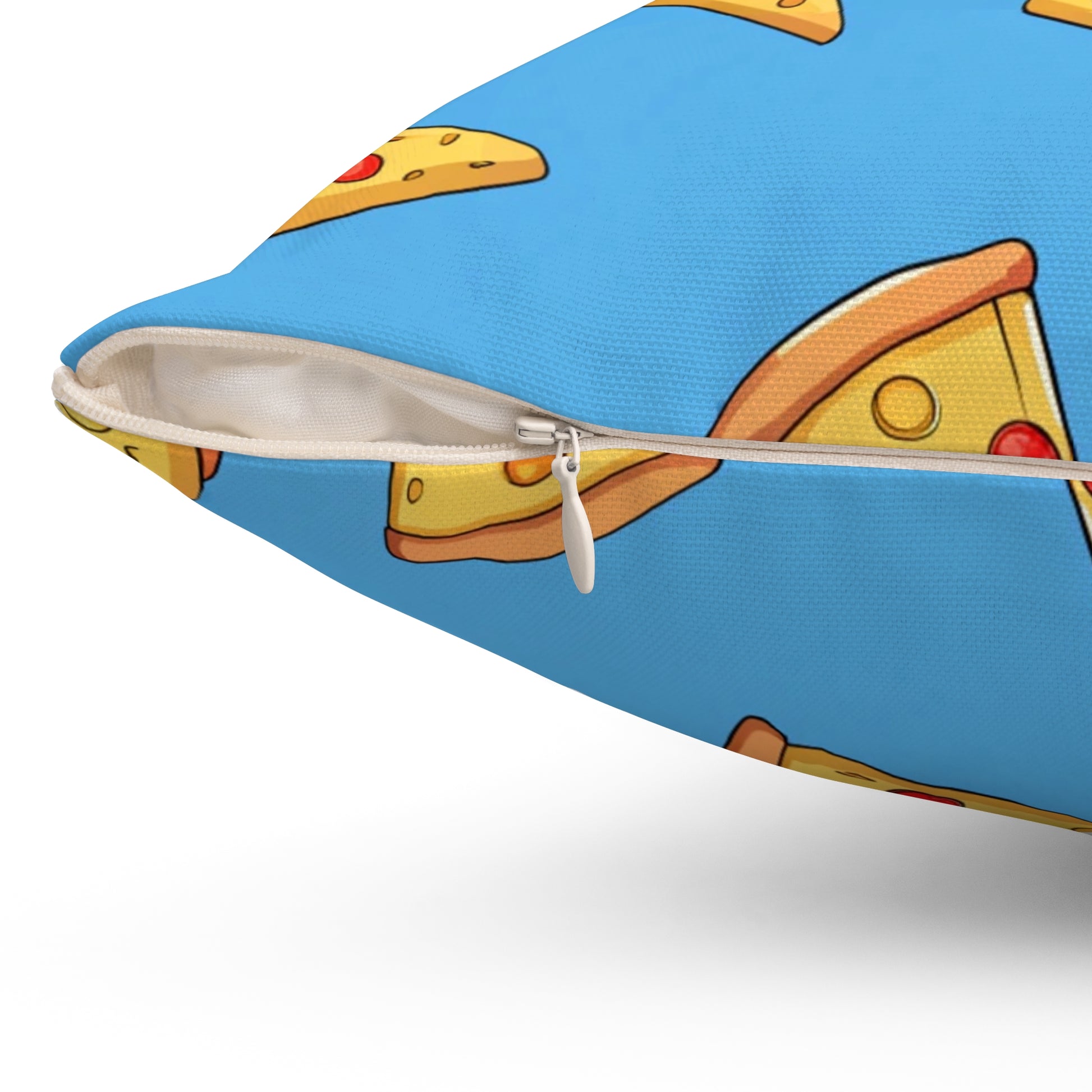Blue Pizza Dreamscape Spun Polyester Square Pillow, Artsulli - Art is Long, Life is Short, Home Decor, , , , , , , 