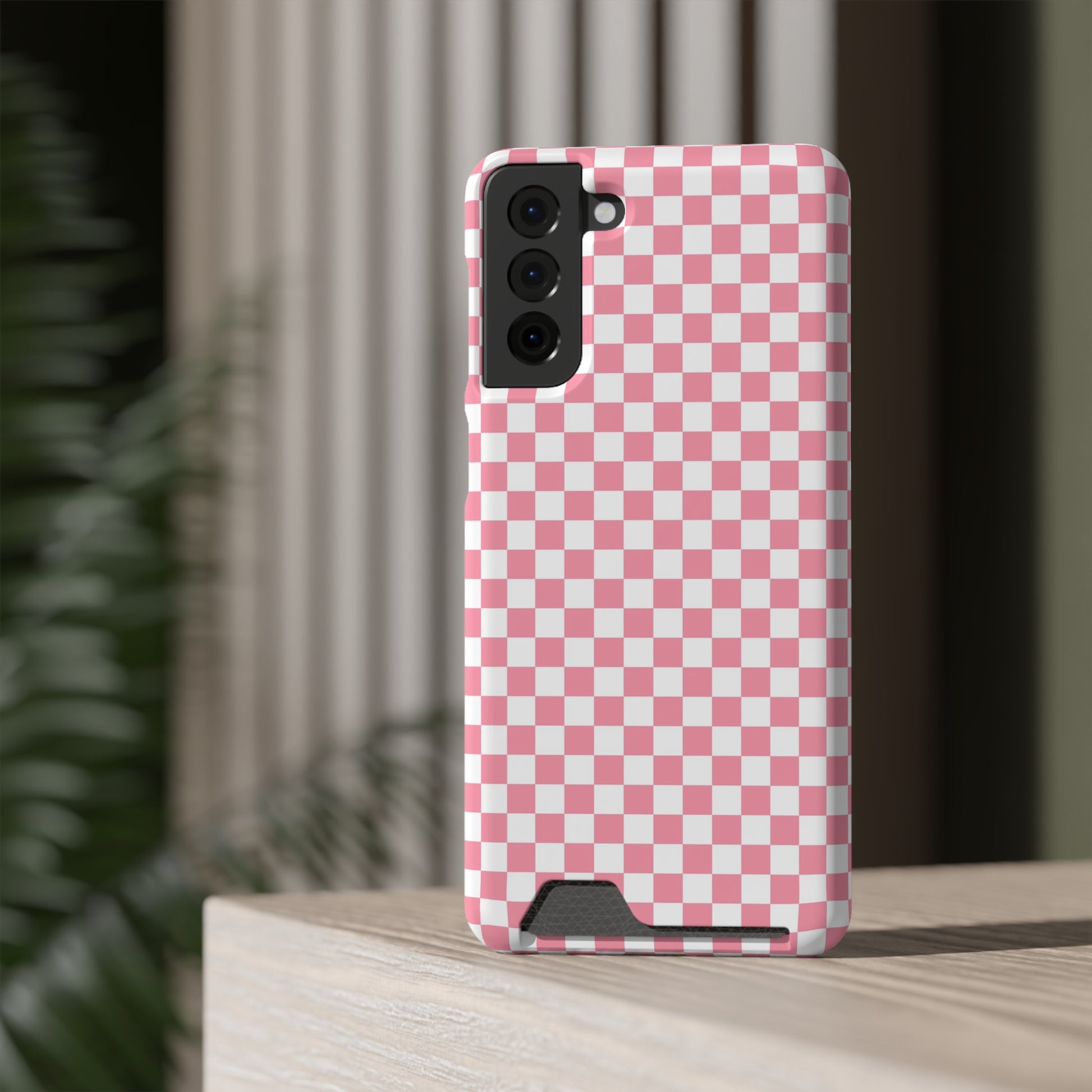 Brigandine Checkered Scene Phone Case With Card Holder, Artsulli - Art is Long, Life is Short, Phone Case, , , , , , , 