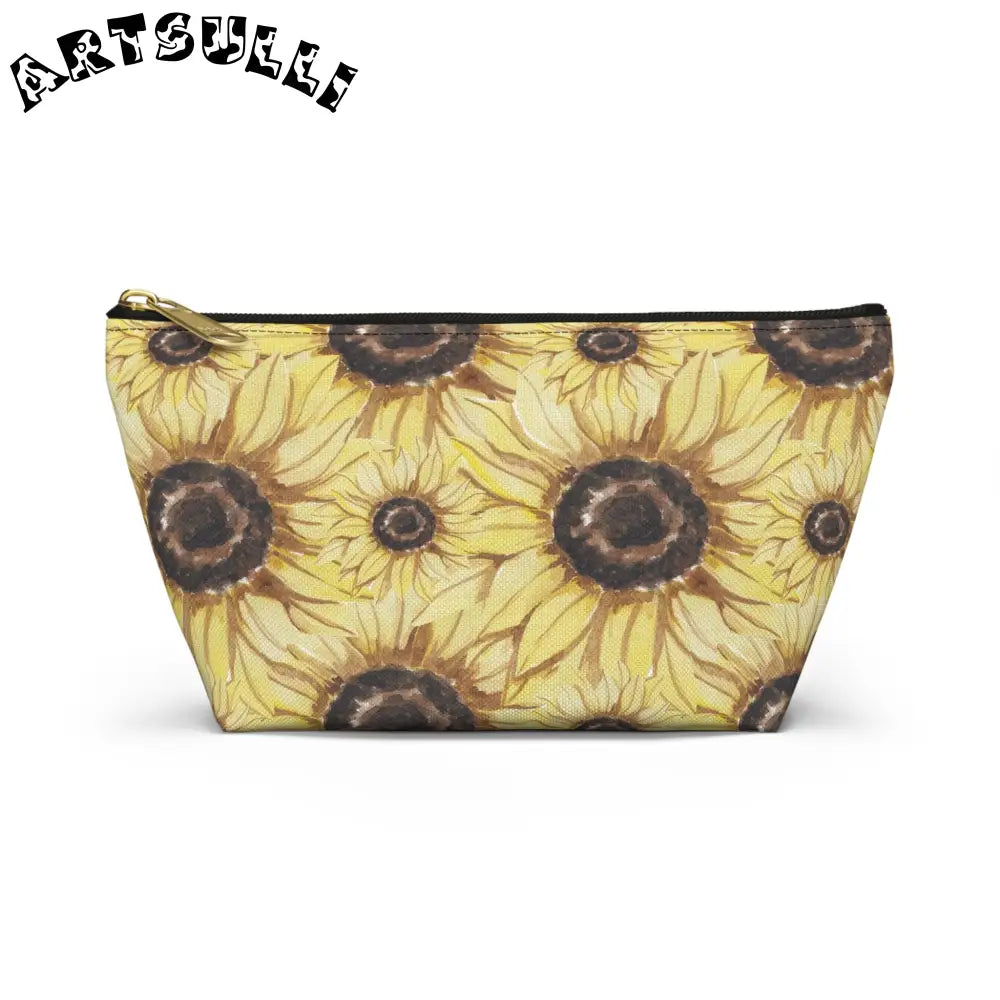 JAKKOUTTHEBXX Retro Anime Sunflower Accessory Pouch w T-bottom
