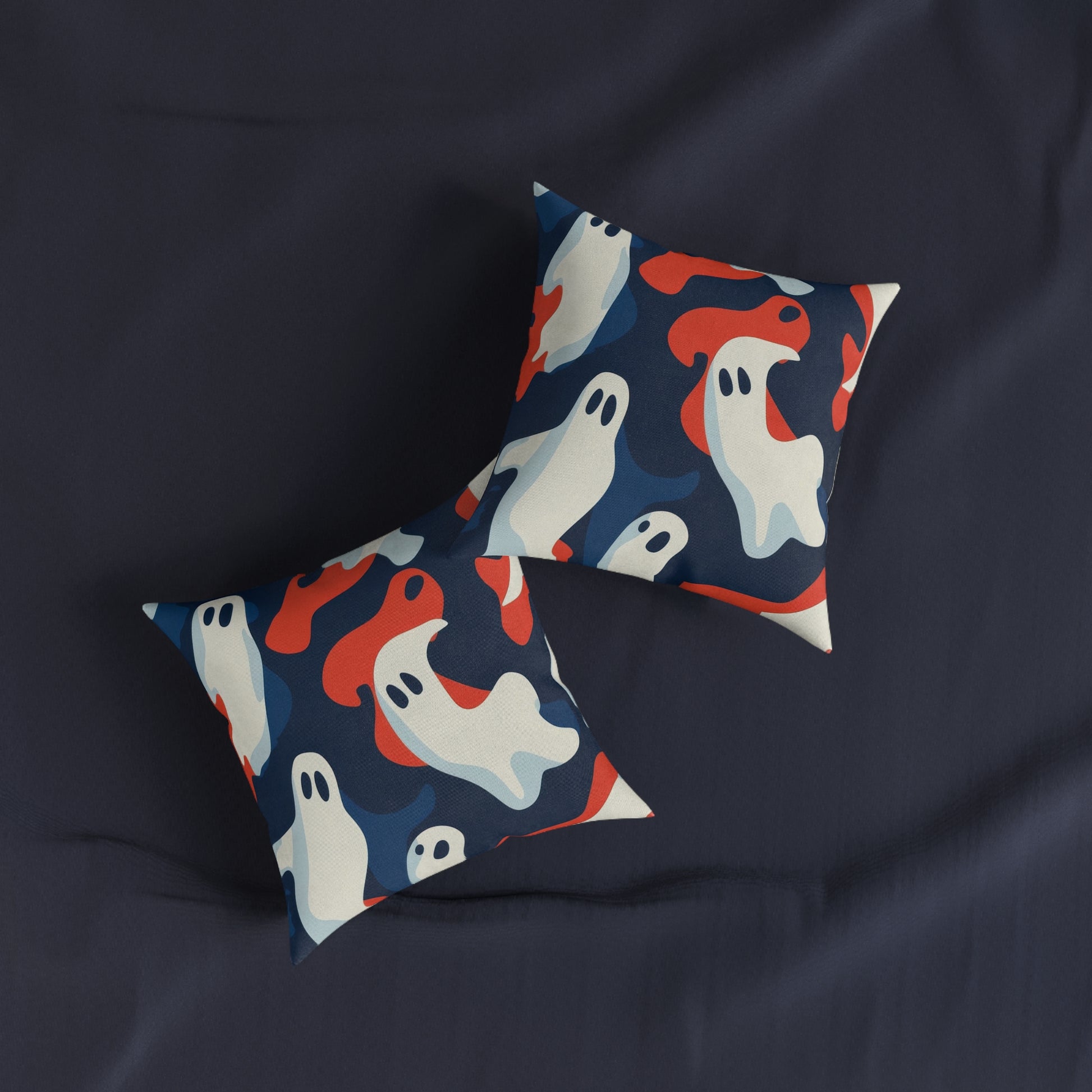 Camo Ghosts Square Pillow, Artsulli - Art is Long, Life is Short, Home Decor, , , , , , , 