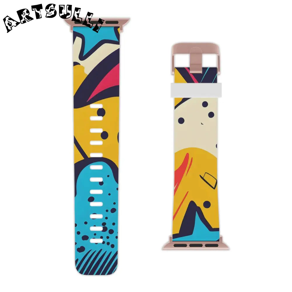 JAKKOUTTHEBXX Comic x Pop Art Watch Band for Apple Watch