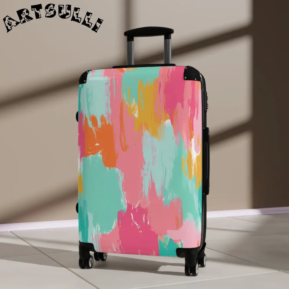 JAKKOUTTHEBXX Preppy Pixel Bloom Suitcase JAKKOUTTHEBXX Artsulli