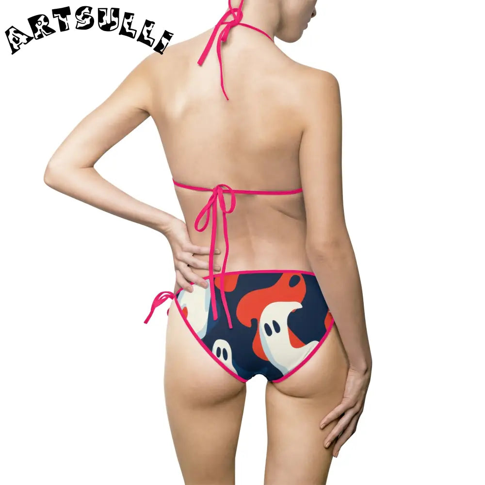 JAKKOUTTHEBXX Camo Ghosts Women’s Bikini Swimsuit (AOP)