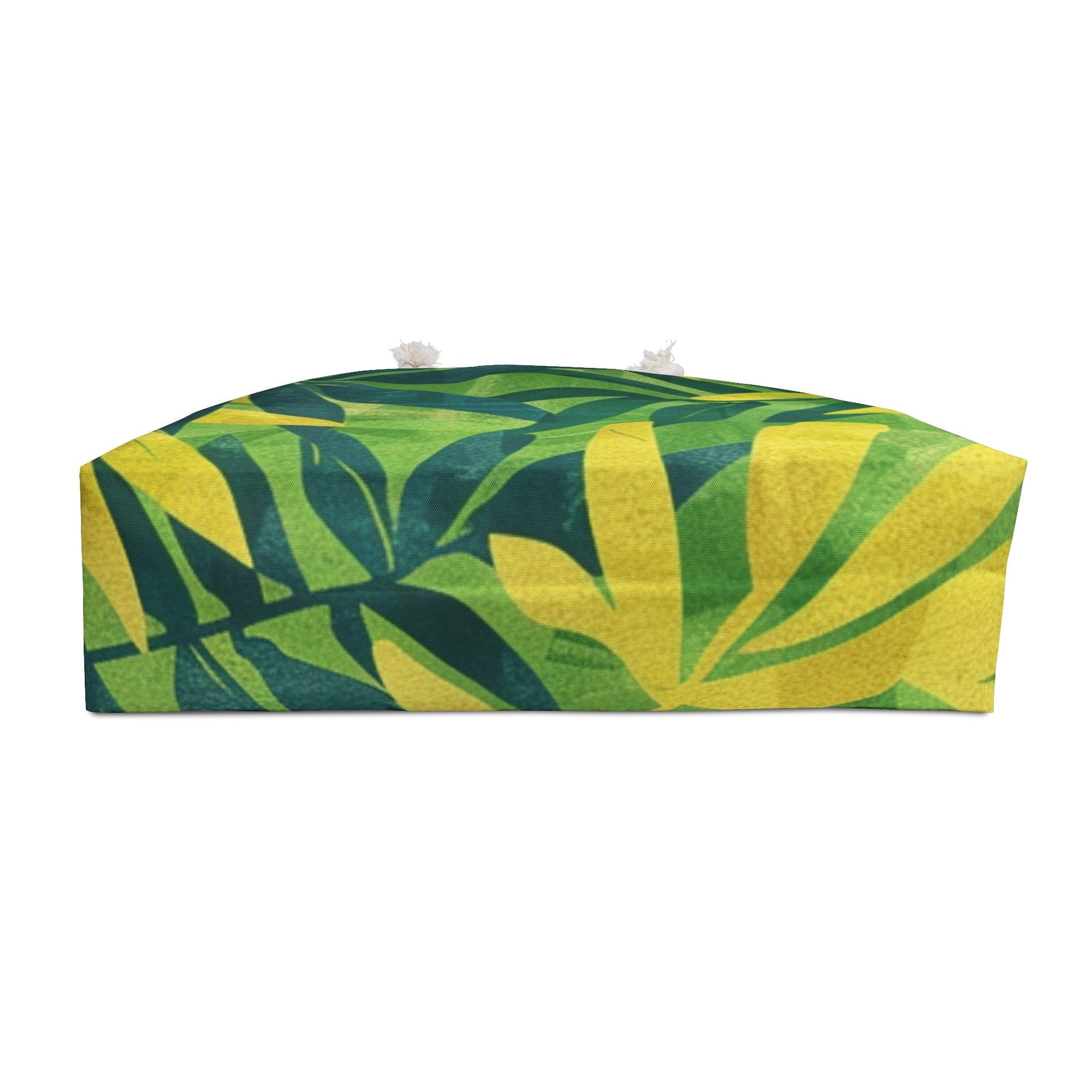 Green Leaf x Yellow Leaf x Tropical x Jungle Weekender Bag, Artsulli - Art is Long, Life is Short, Bags, , , , , , , 