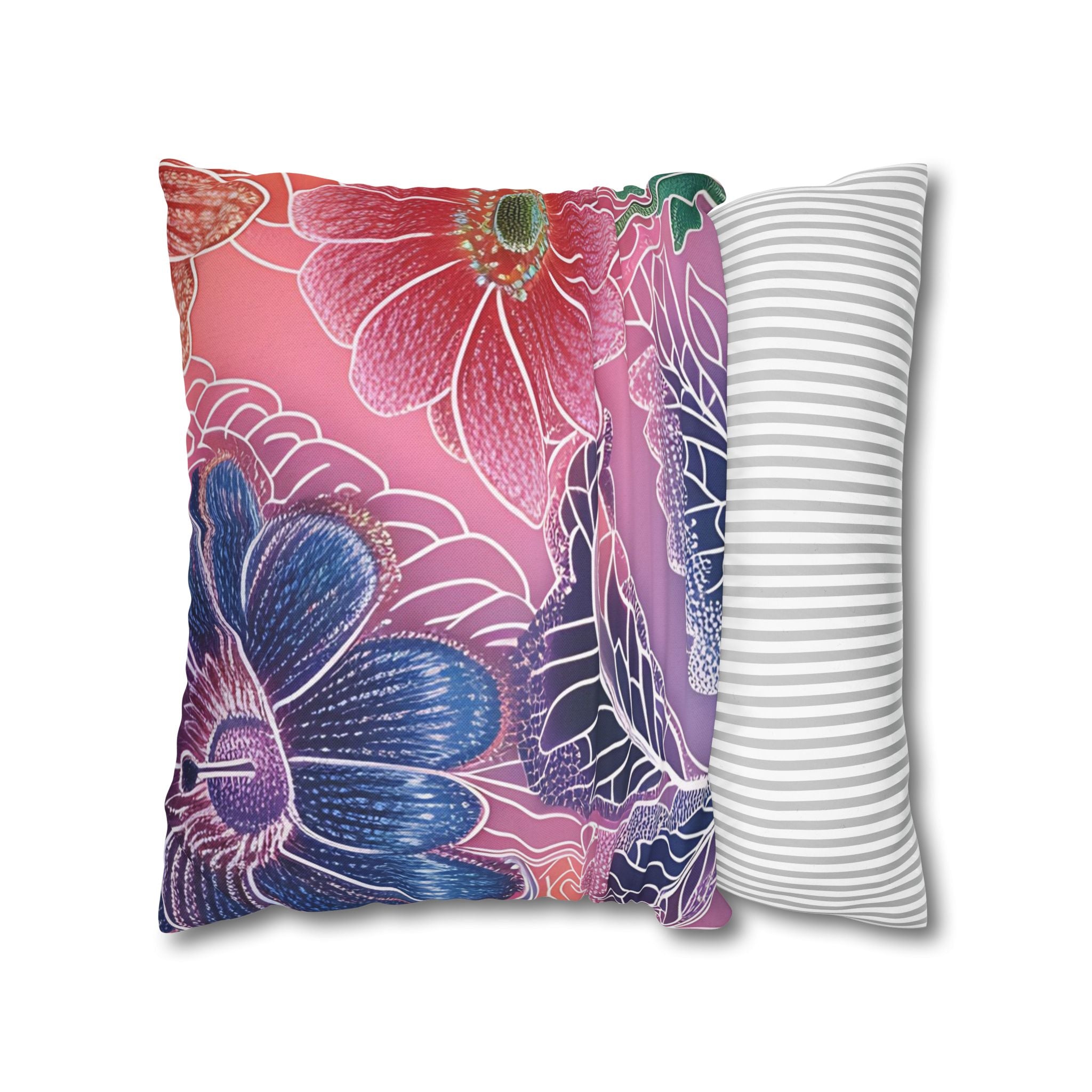 Spun Polyester Square Pillowcase