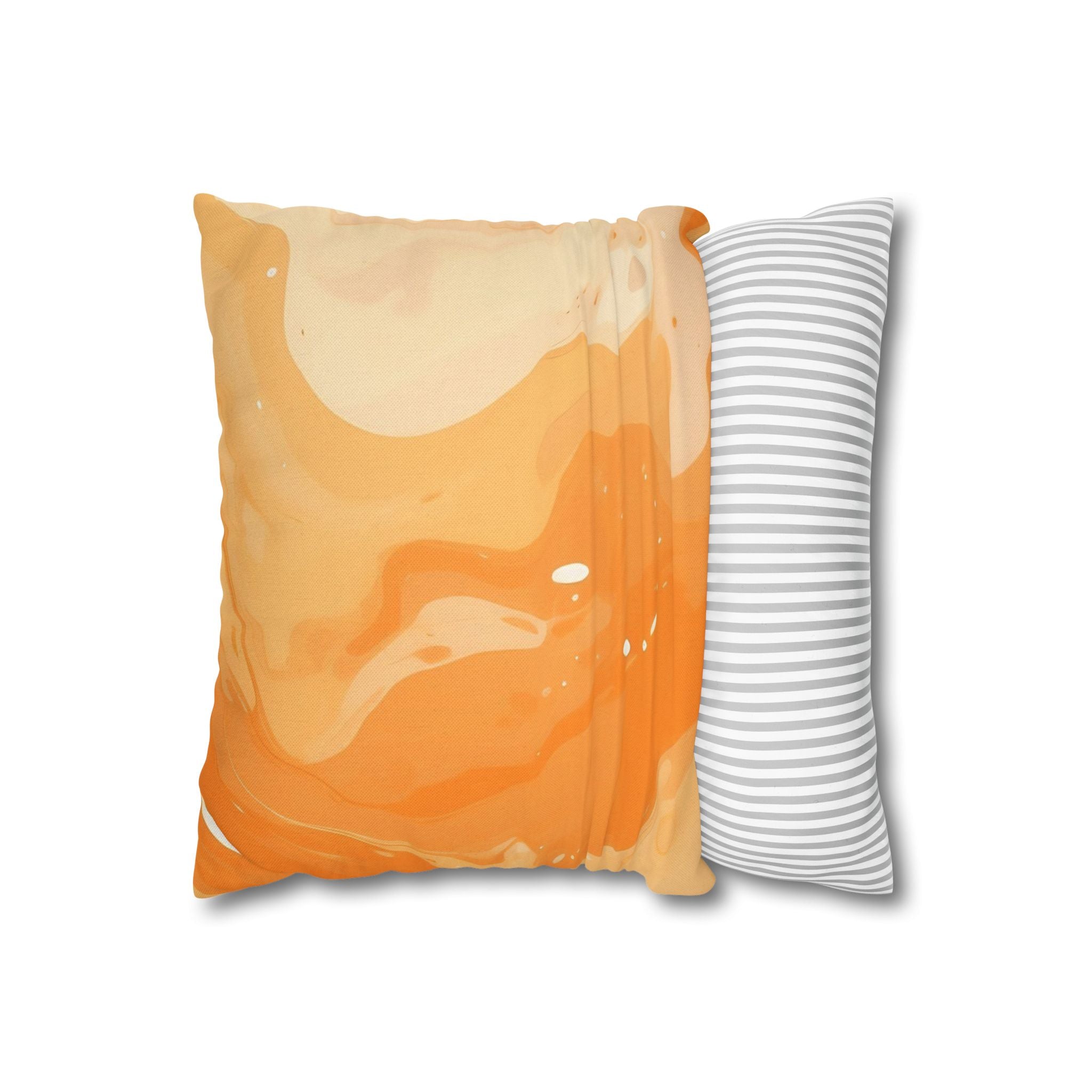 Spun Polyester Square Pillowcase