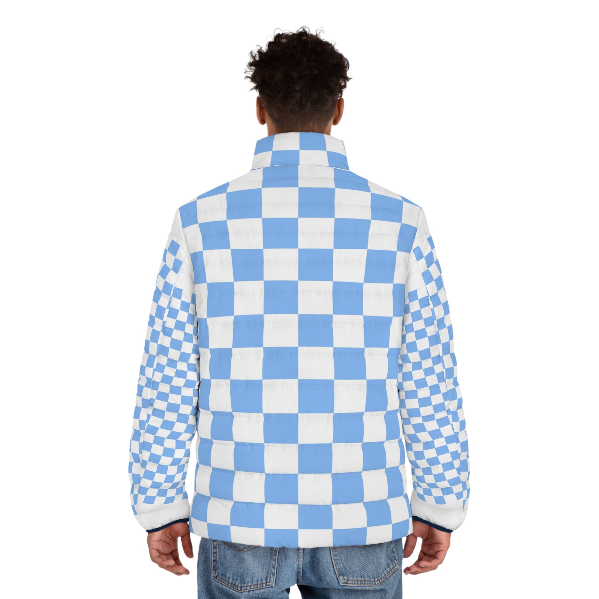 Men's Puffer Jacket (AOP), Artsulli - Art is Long, Life is Short, All Over Prints, , , , , , , 