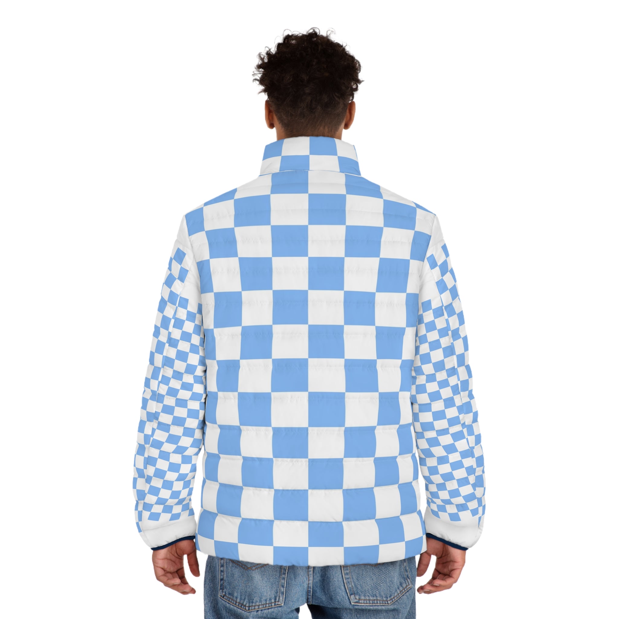 Men's Puffer Jacket (AOP), Artsulli - Art is Long, Life is Short, All Over Prints, , , , , , , 