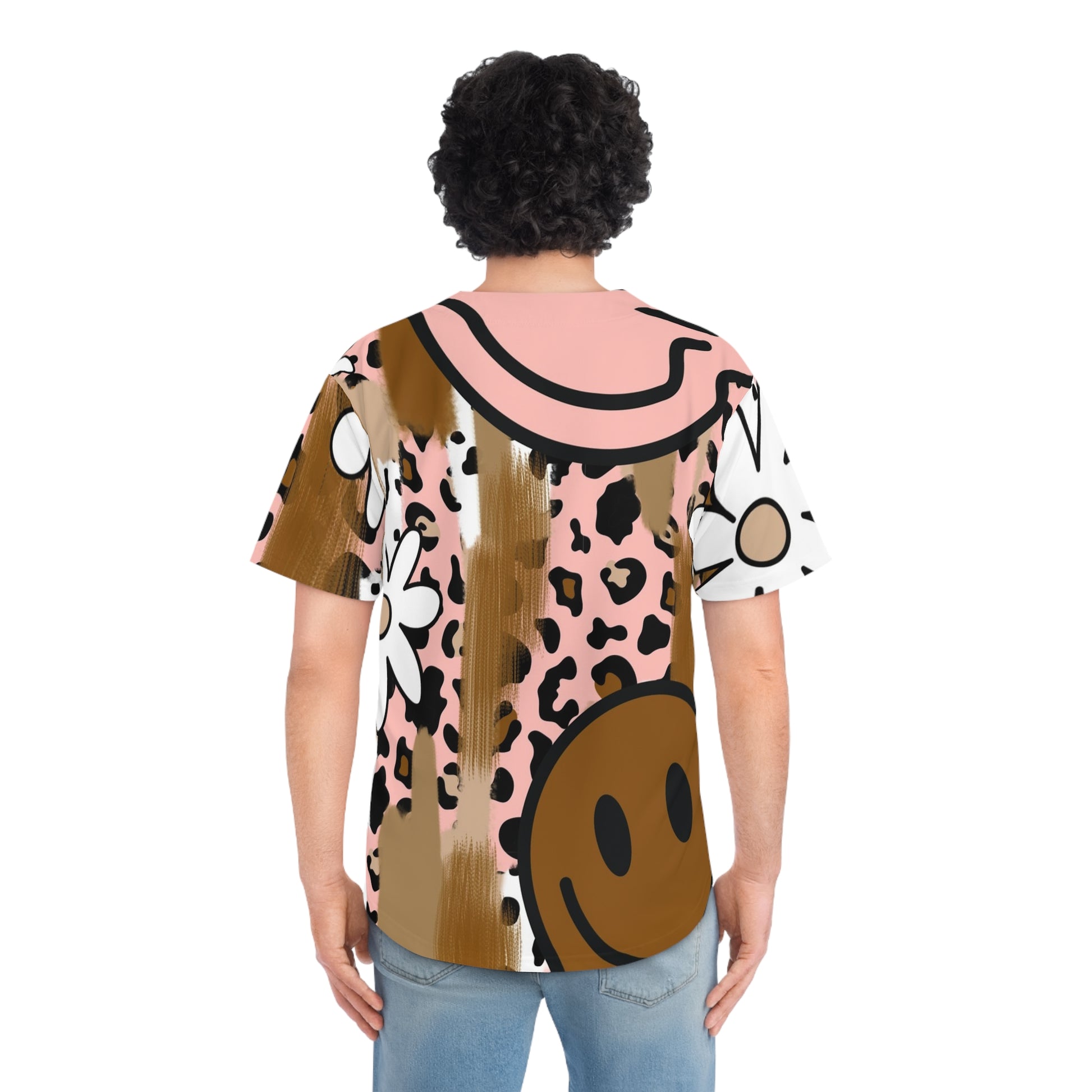 Sutfin Ghosts Pop Art Men's Baseball Jersey (AOP), Artsulli - Art is Long, Life is Short, All Over Prints, , , , , , , 