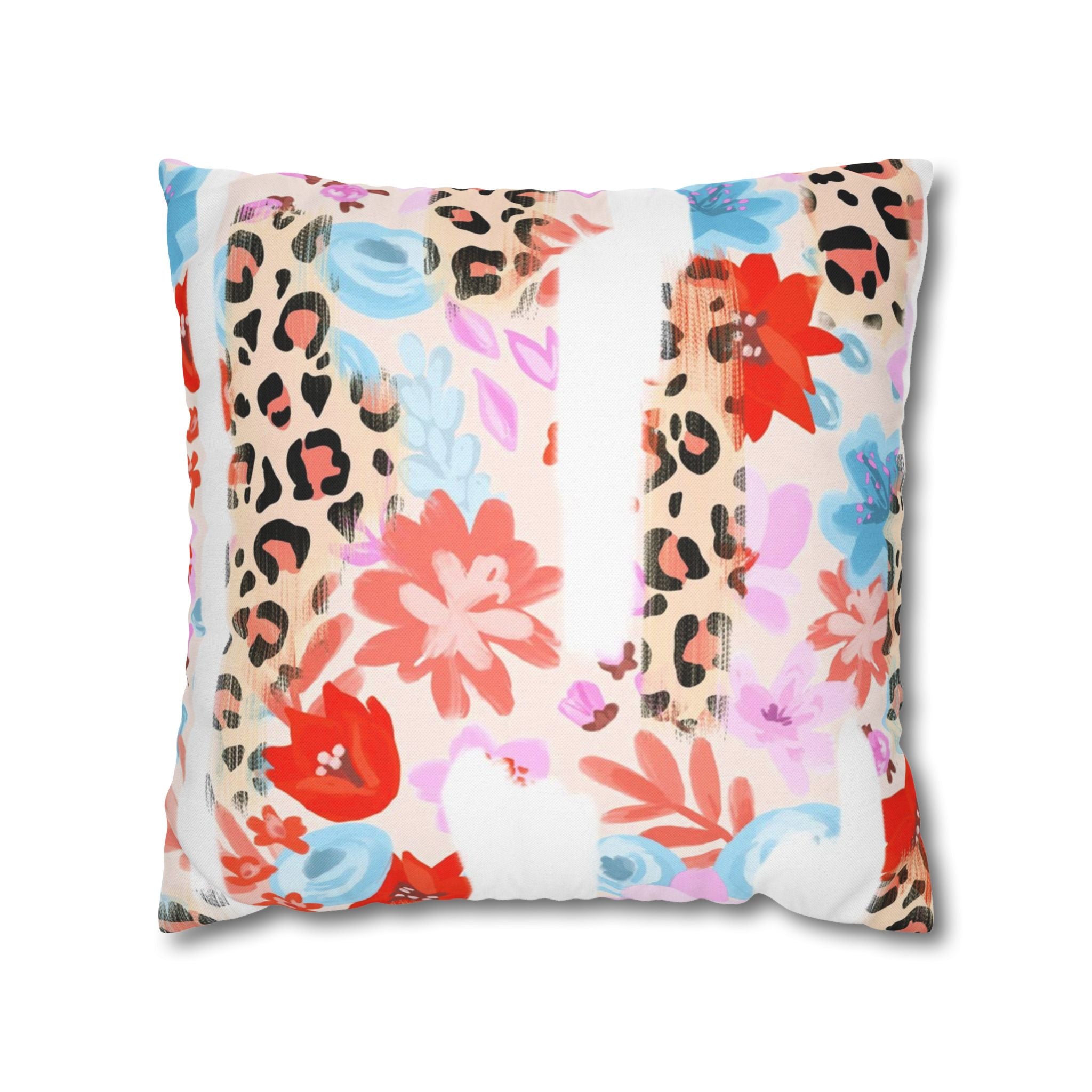 Spun Polyester Square Pillowcase