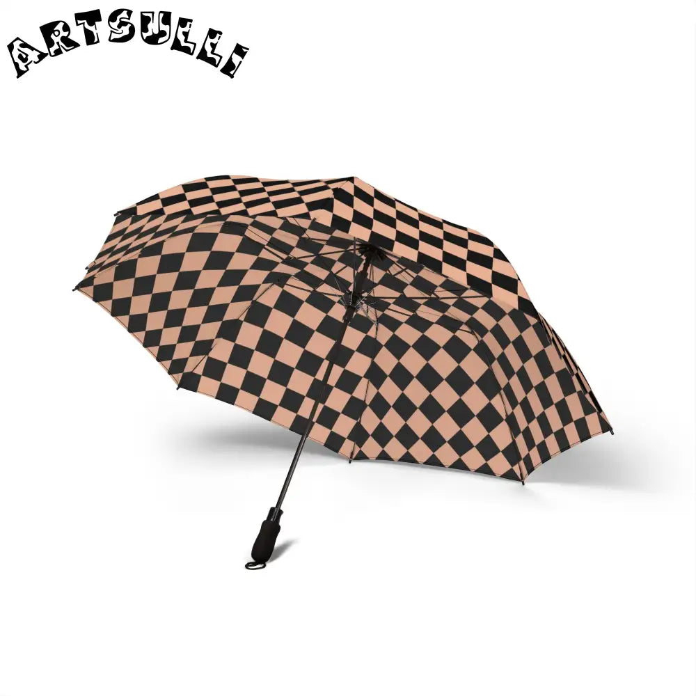 JAKKOUTTHEBXX Checkerboard II Soft Orange and Black Semi-Automatic