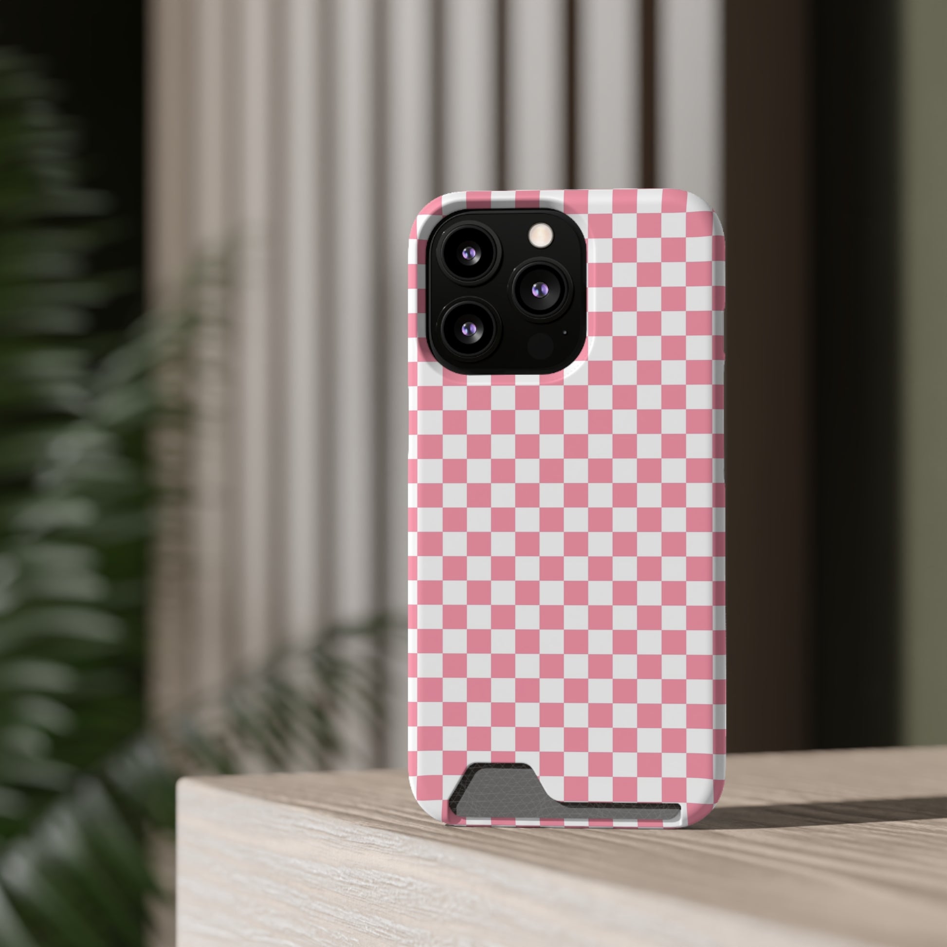 Brigandine Checkered Scene Phone Case With Card Holder, Artsulli - Art is Long, Life is Short, Phone Case, , , , , , , 