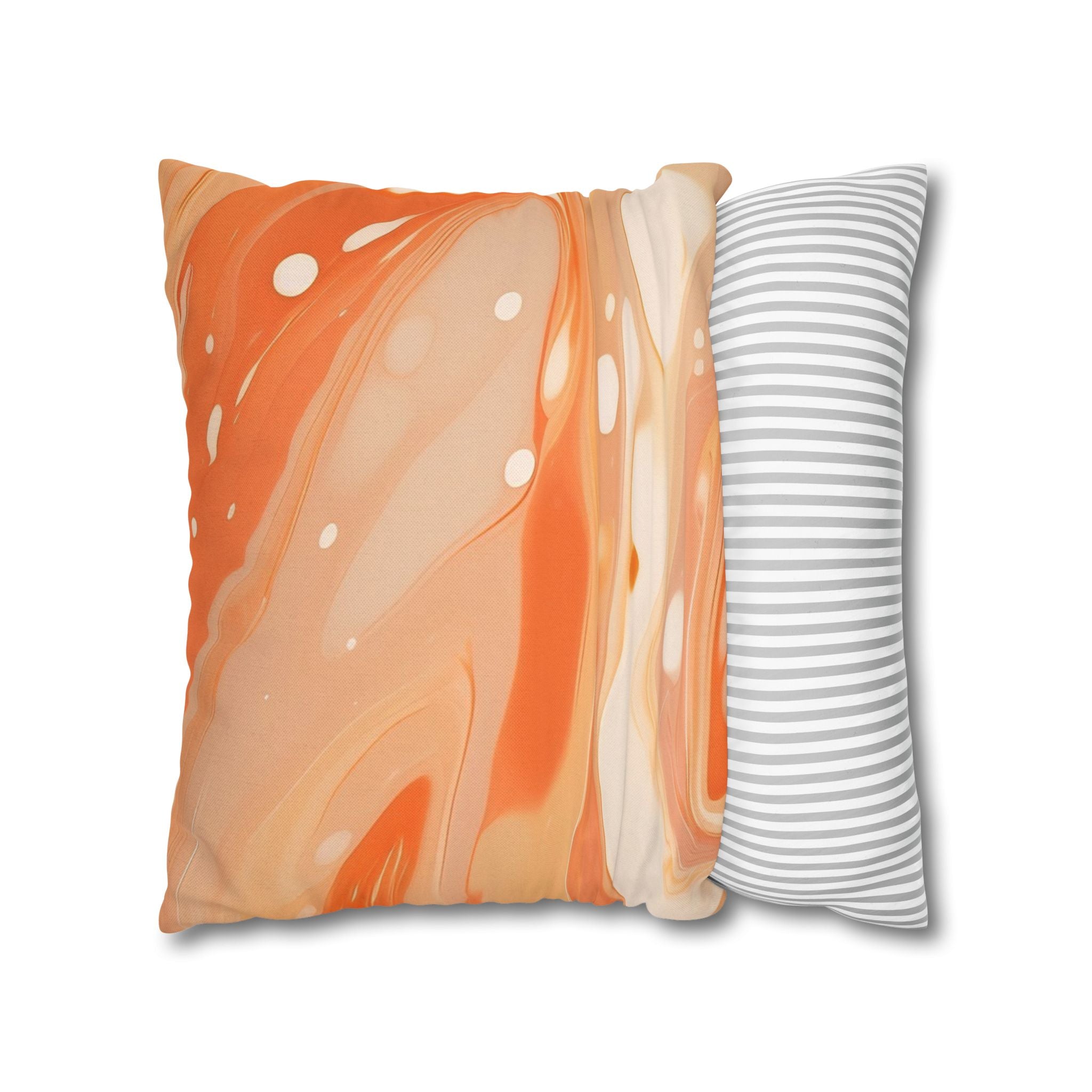 Spun Polyester Square Pillowcase