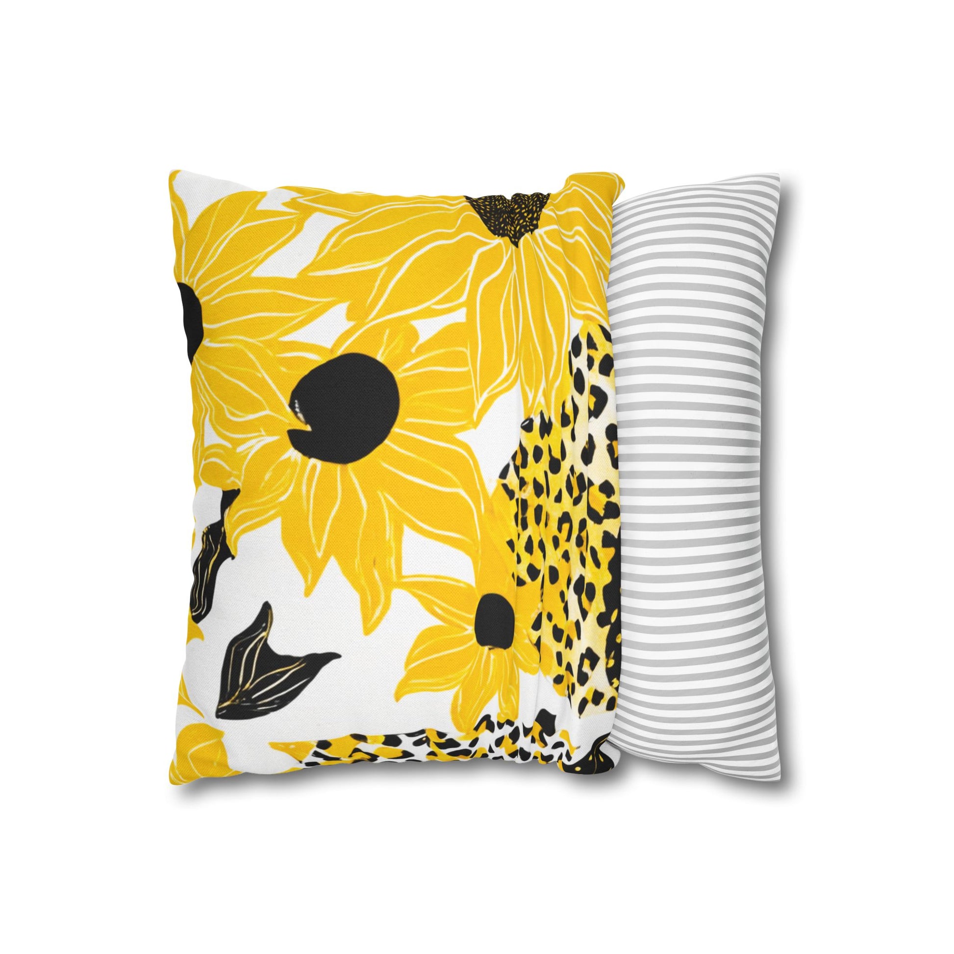 Spun Polyester Square Pillowcase, Artsulli - Art is Long, Life is Short, Home Decor, , , , , , , 