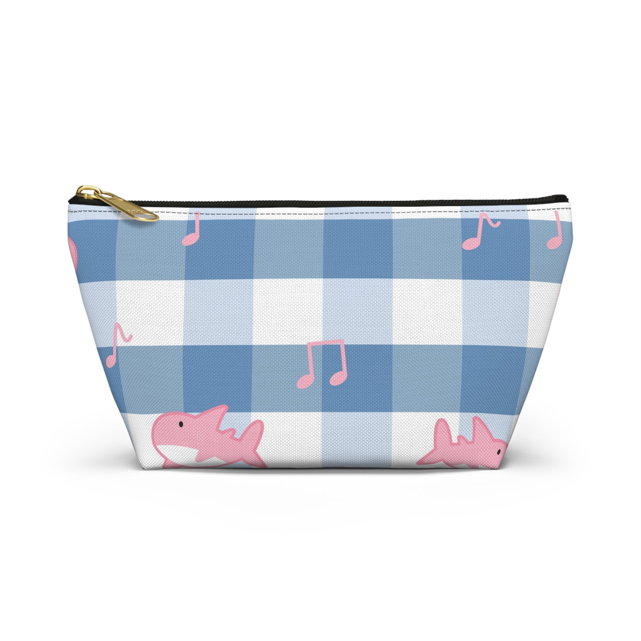 Music Shark II Accessory Pouch w T-bottom, Artsulli - Art is Long, Life is Short, Bags, Size, Small, Color, Black zipper, , , 13123402085505391668
