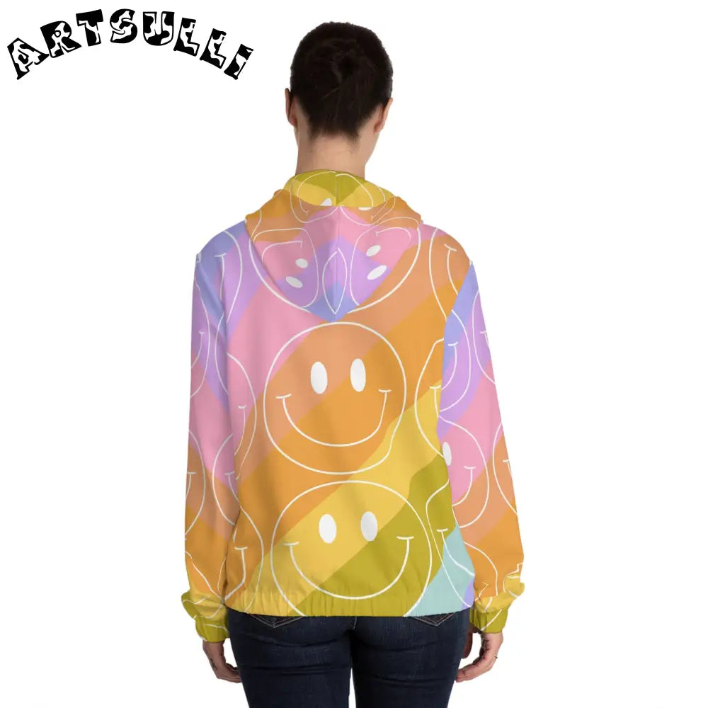 JAKKOUTTHEBXX Smiley Face x Rainbow Stripes Multi-Color Women’s