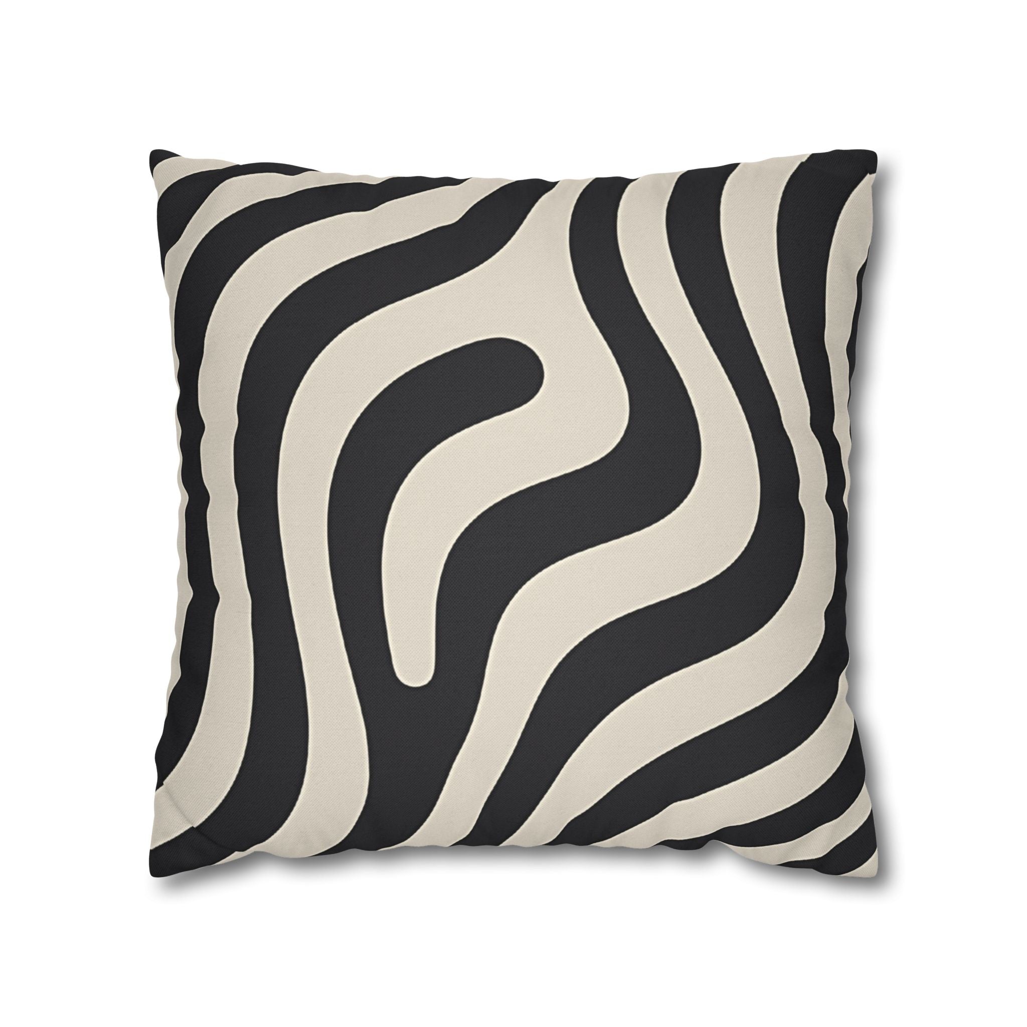 Spun Polyester Square Pillowcase