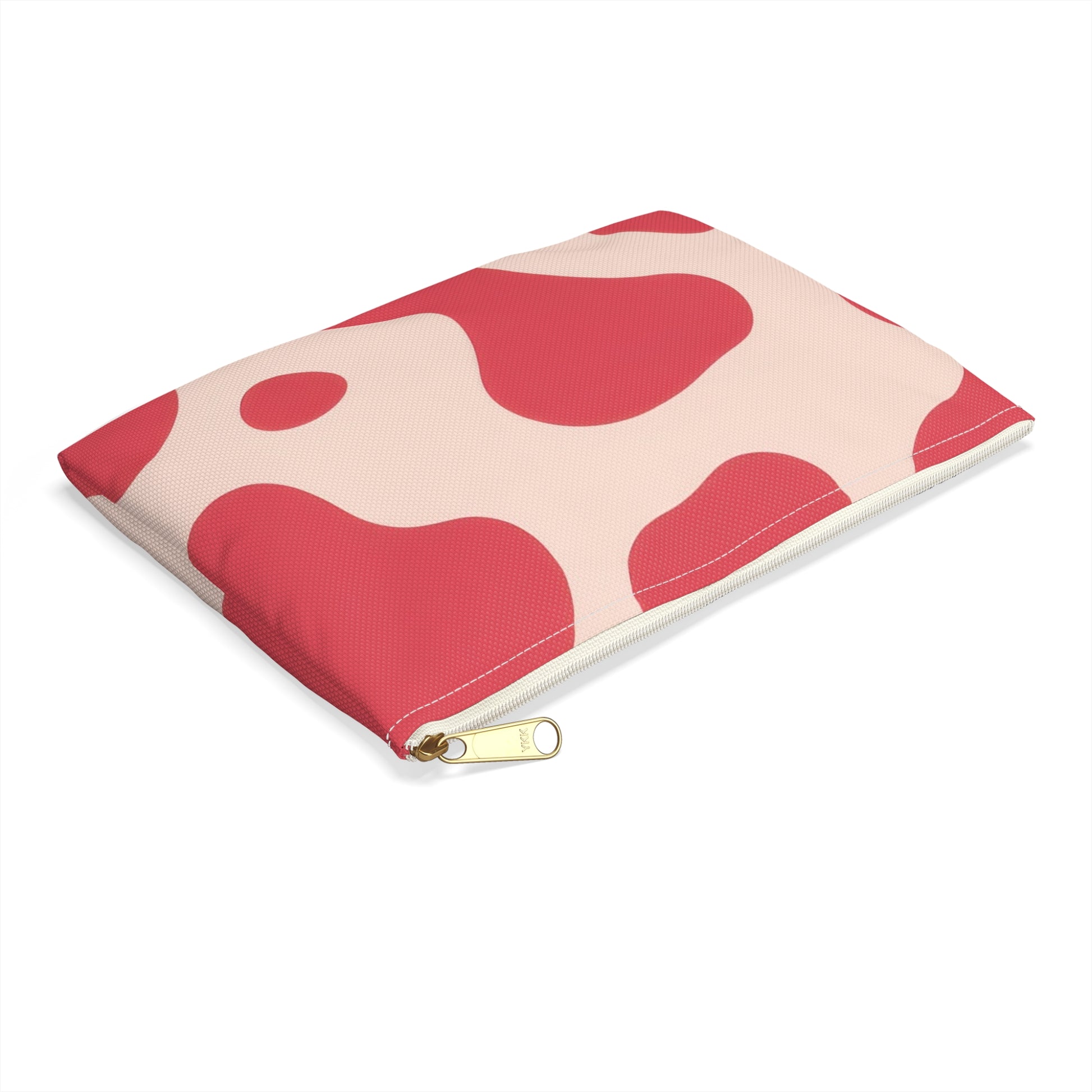 Red Jungle Cow Accessory Pouch, Artsulli - Art is Long, Life is Short, Bags, , , , , , , 