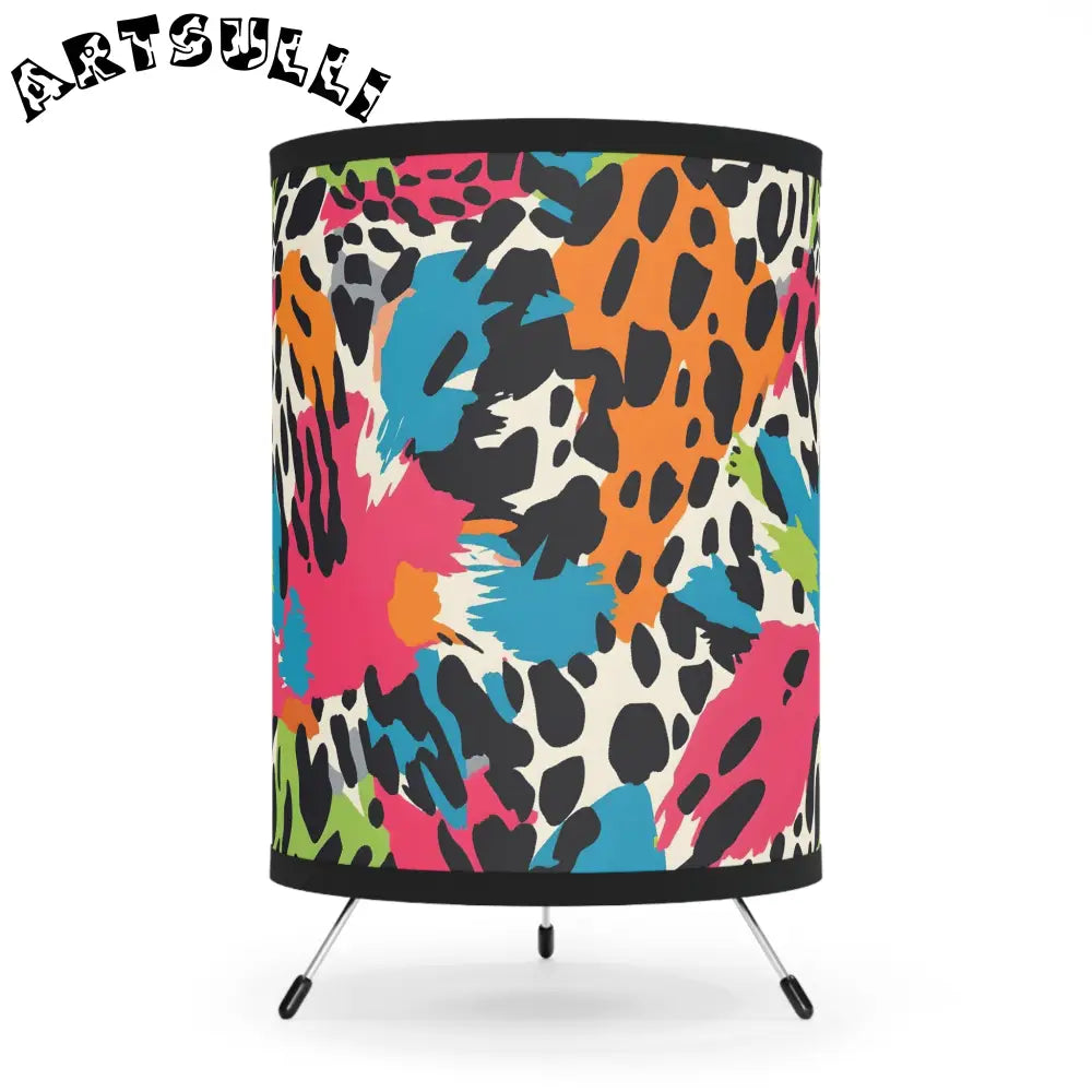 JAKKOUTTHEBXX Wild Brush Strokes x Animal Print Multi-Color Tripod