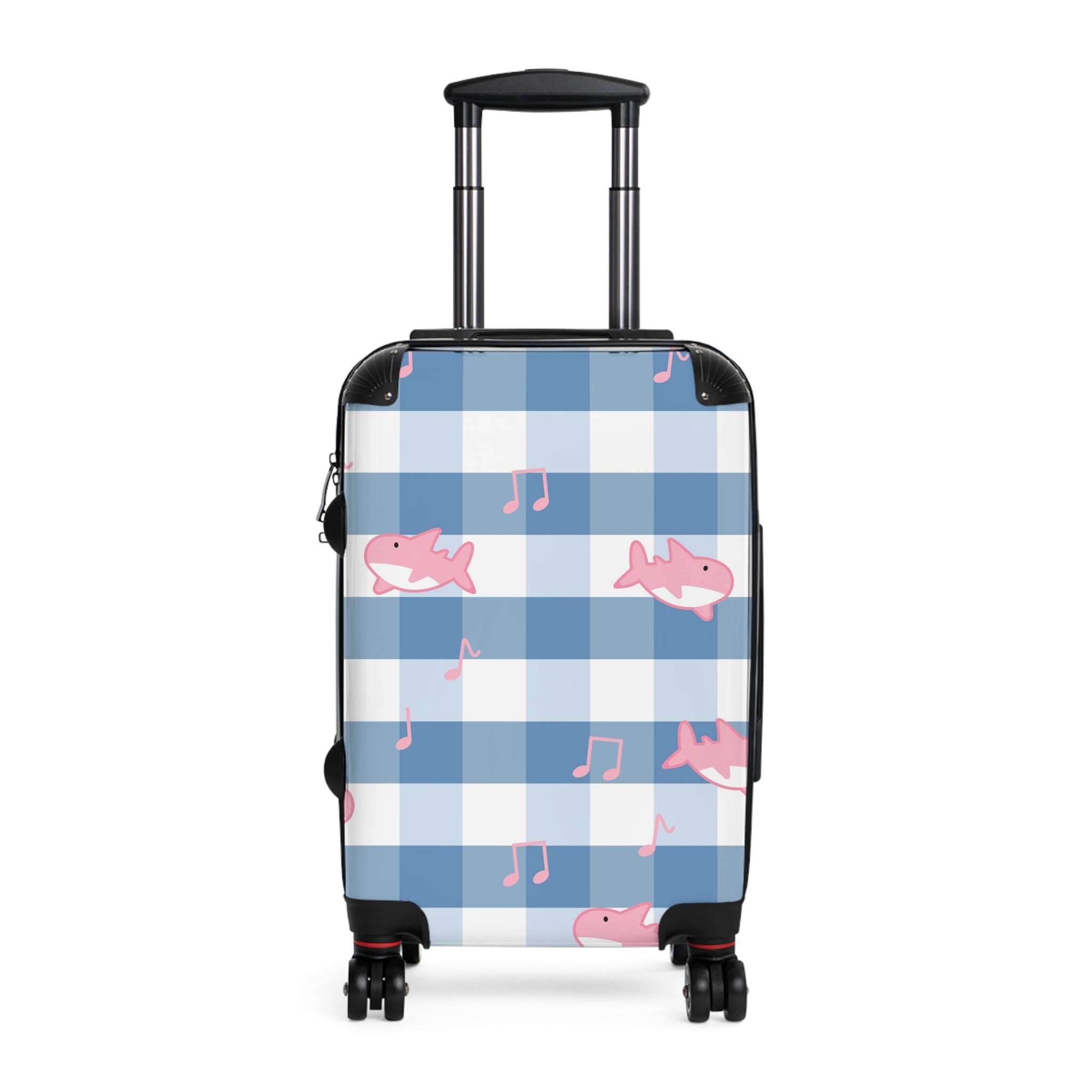 Music Shark Suitcase, Artsulli - Art is Long, Life is Short, Bags, Size, Small, Color, Black, , , 29874739807570548377