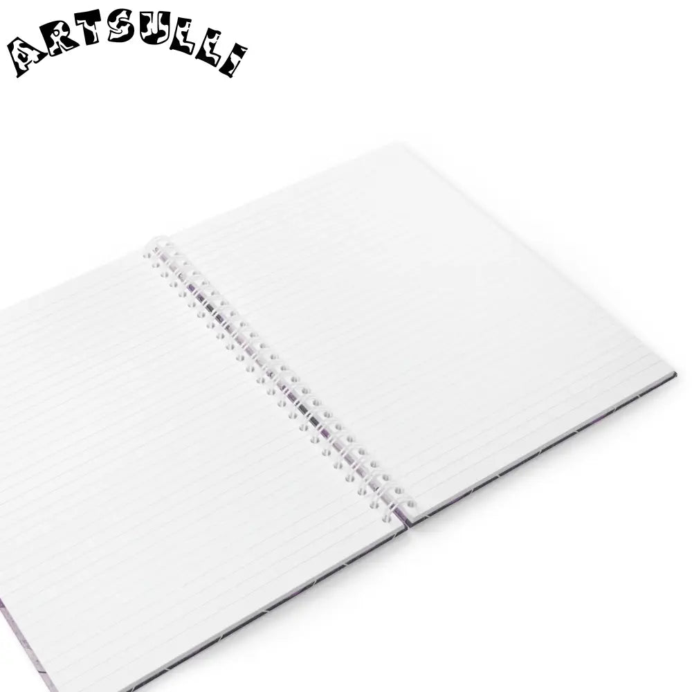 JAKKOUTTHEBXX Bat Wave Spiral Notebook JAKKOUTTHEBXX Artsulli - Art
