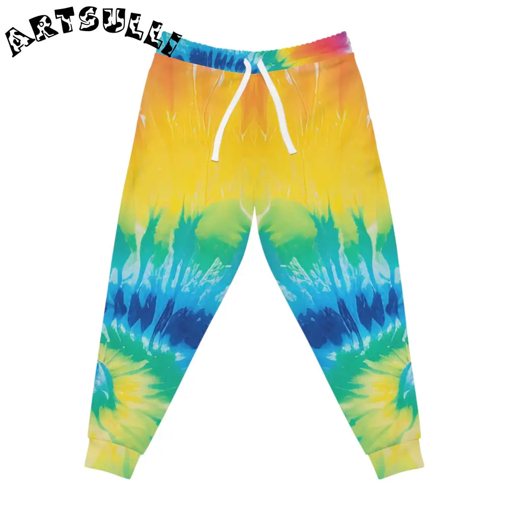 JAKKOUTTHEBXX Tie Dye Rainbow Jogging Pants 2025