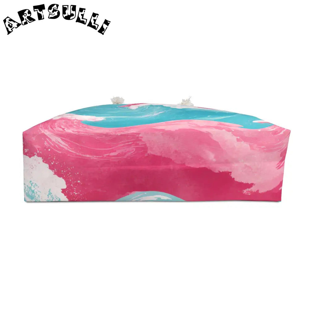 JAKKOUTTHEBXX The Great Pastelwave II Pink and Blue Weekender Bag